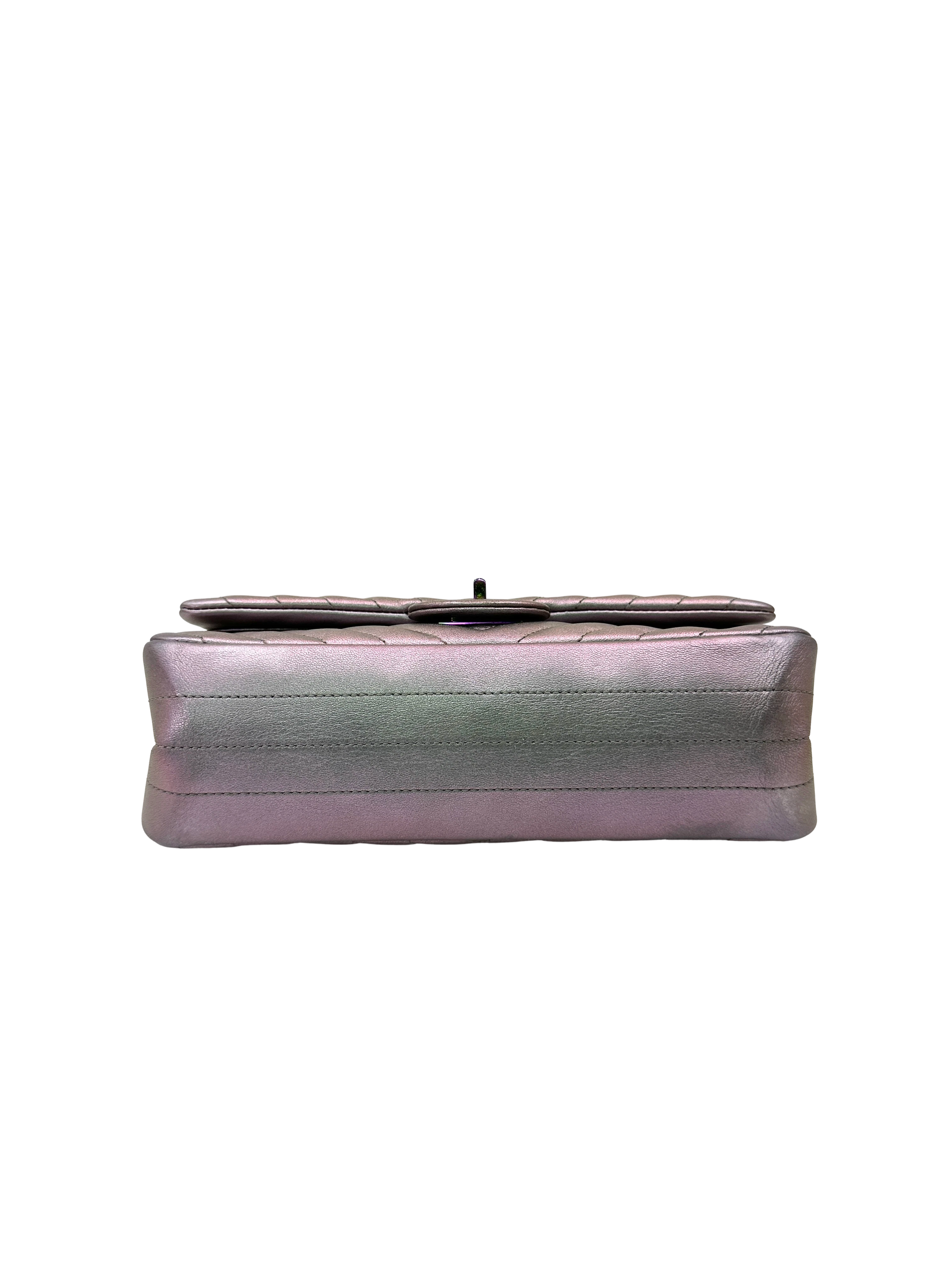 Chanel 2.55 Reissue Iridescent Purple Chevron Quilted Leather Flap Bag(24***86) CC2414