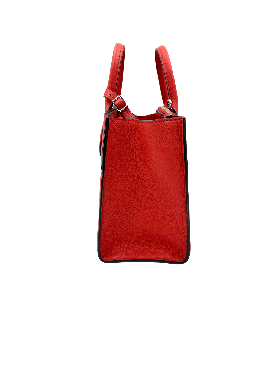 Louis Vuitton City Steamer Red Taurillon Leather Handle Bag LV3187