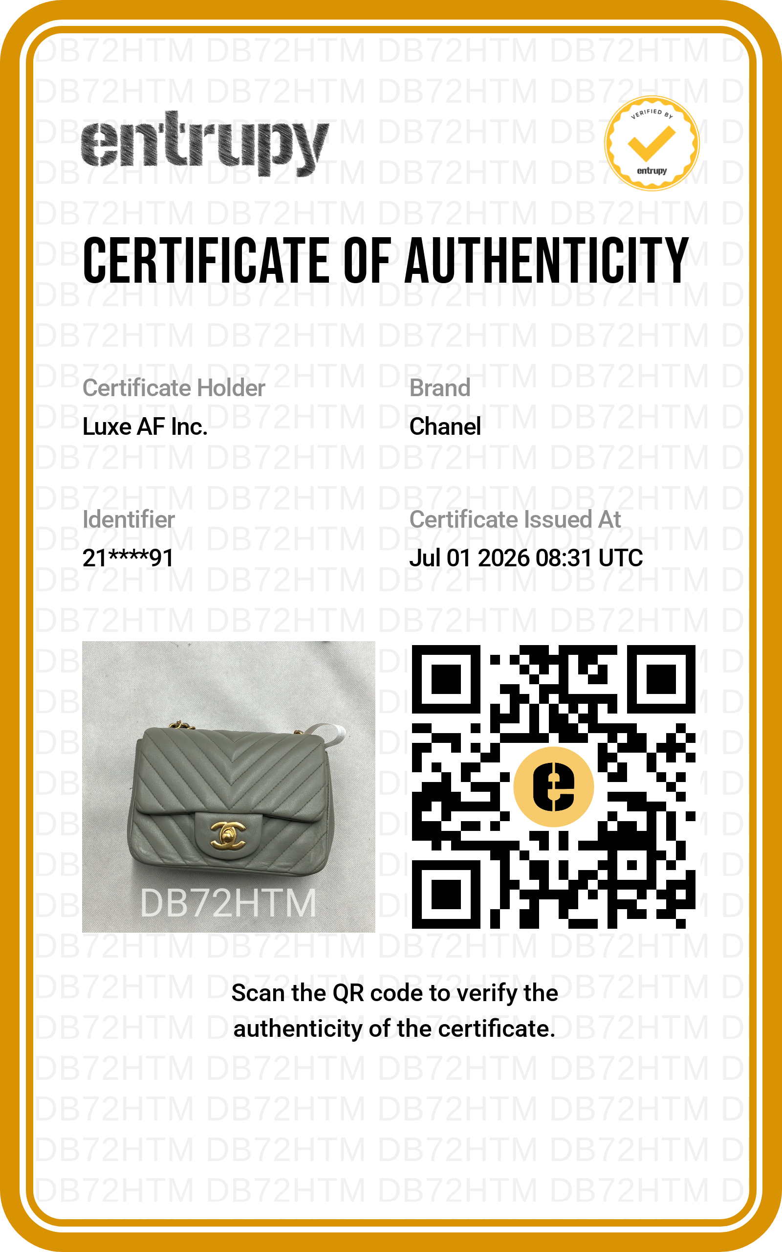 Chanel Classic Flap Grey Chevron Quilted Leather Mini Shoulder Bag(21***91) CC2404