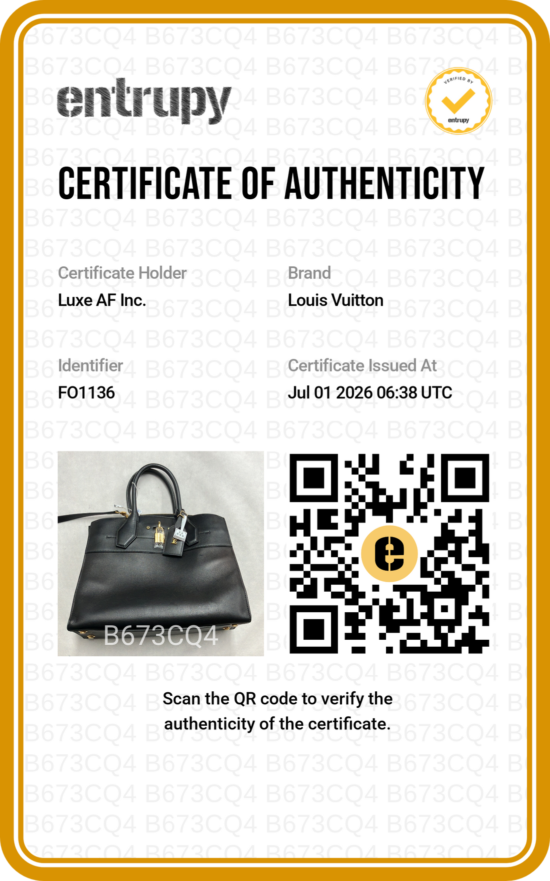Louis Vuitton City Steamer Black Taurillon Leather Handle Bag LV3178