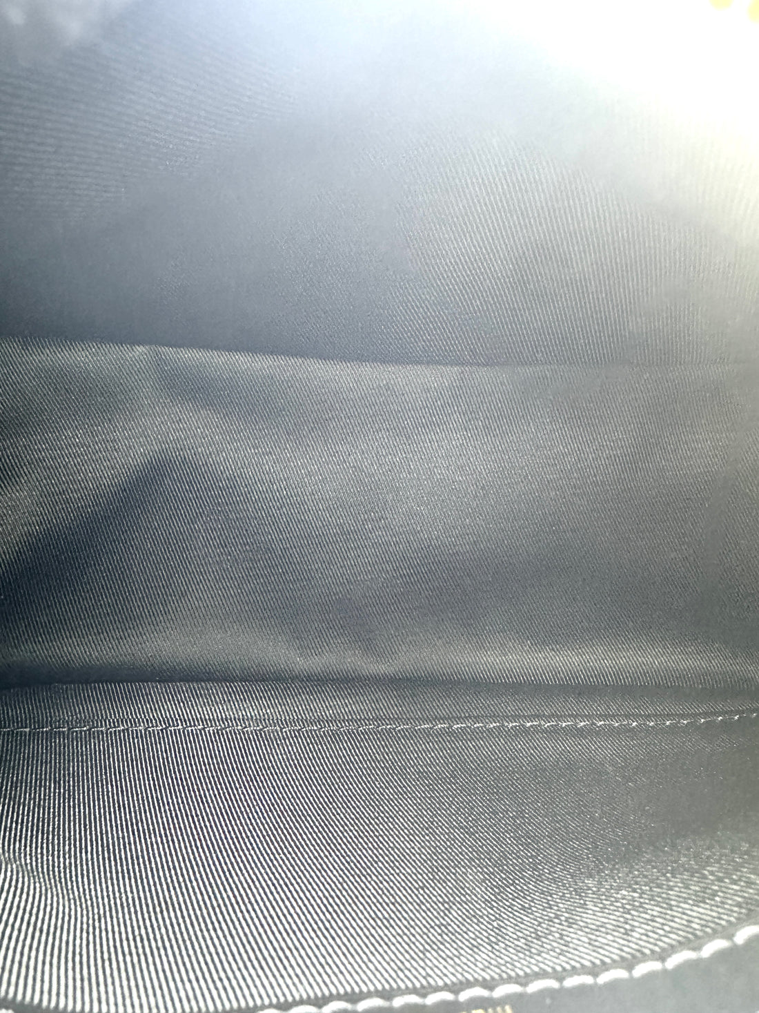 Louis Vuitton Bunlogne Monogram Canvas Shoulder Bag With Black Cowhide Leather Trim LV3173