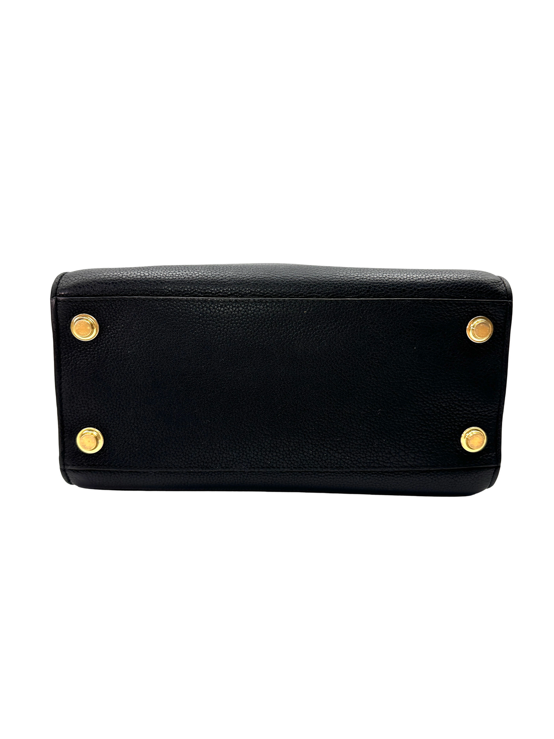 Louis Vuitton City Steamer Black Taurillon Leather Handle Bag LV3186