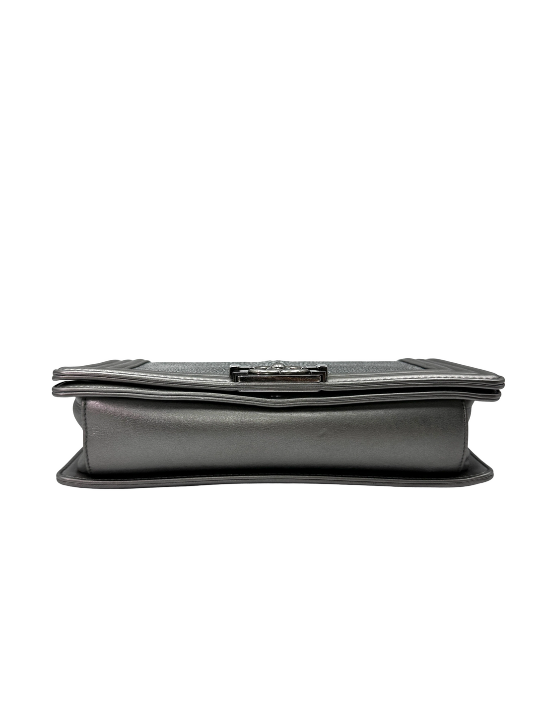 Chanel LeBoy Stingray Leather Flap Bag With Silver Buckle(16***14) CC2407