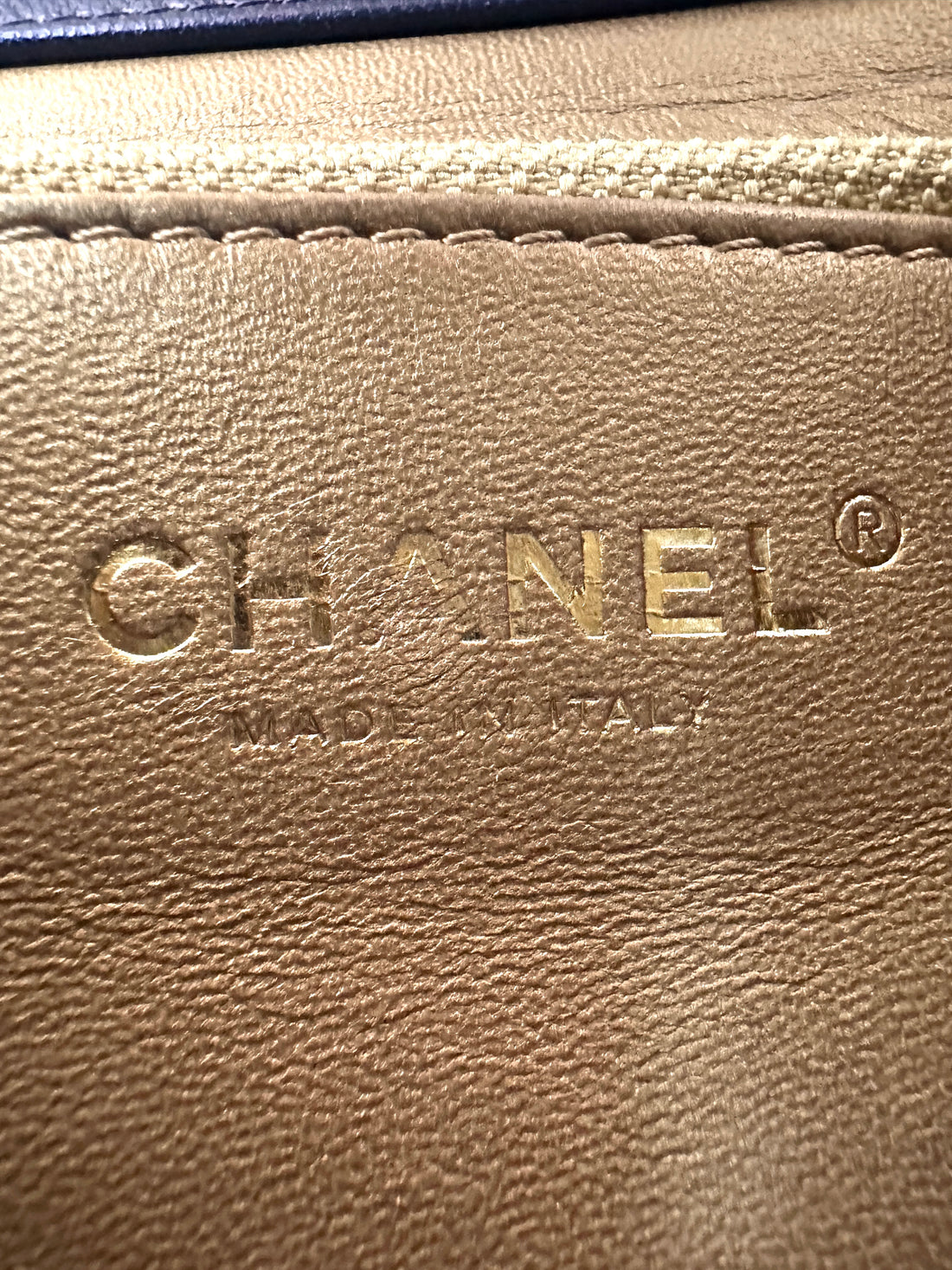 Chanel Classic Flap Navy Quilted Leather Pearl Top Handle Bag(29***37) CC2409