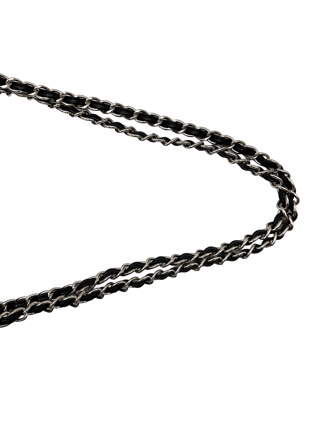Chanel Classic Flap Black Quilted Leather Medium Size Shoulder Bag With Silver Hardware(14***50) CC2418