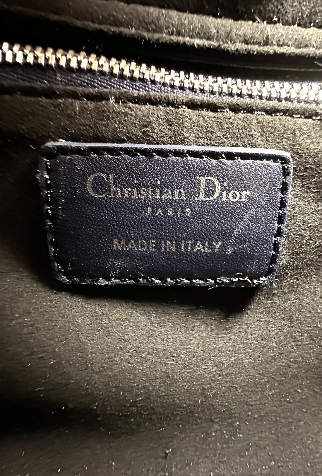 Christian Dior Lady Dior Black Cannage Lambskin Handle Bag DR866