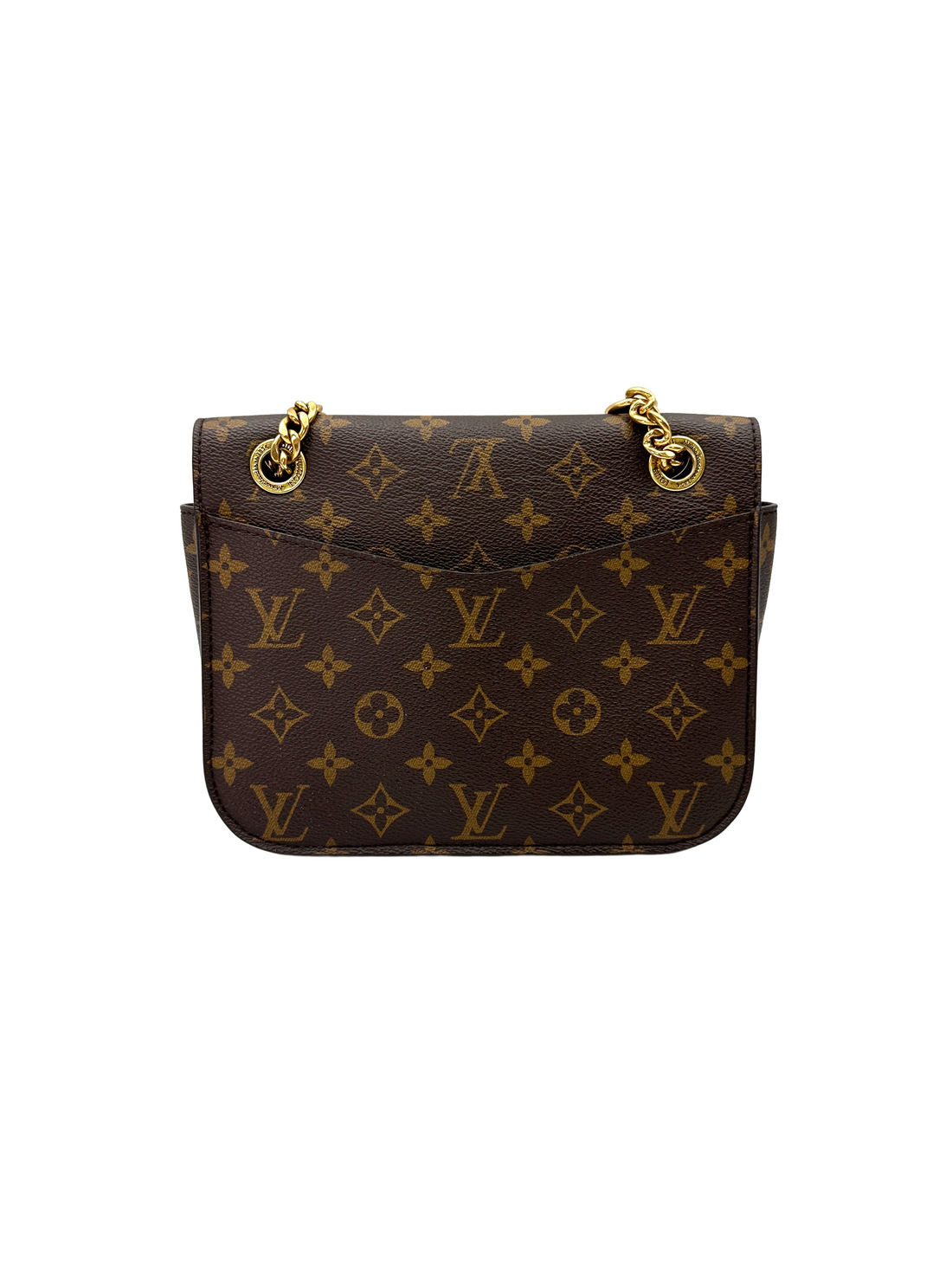 Louis Vuitton Passy Monogram Canvas Chain Shoulder Bag LV3196