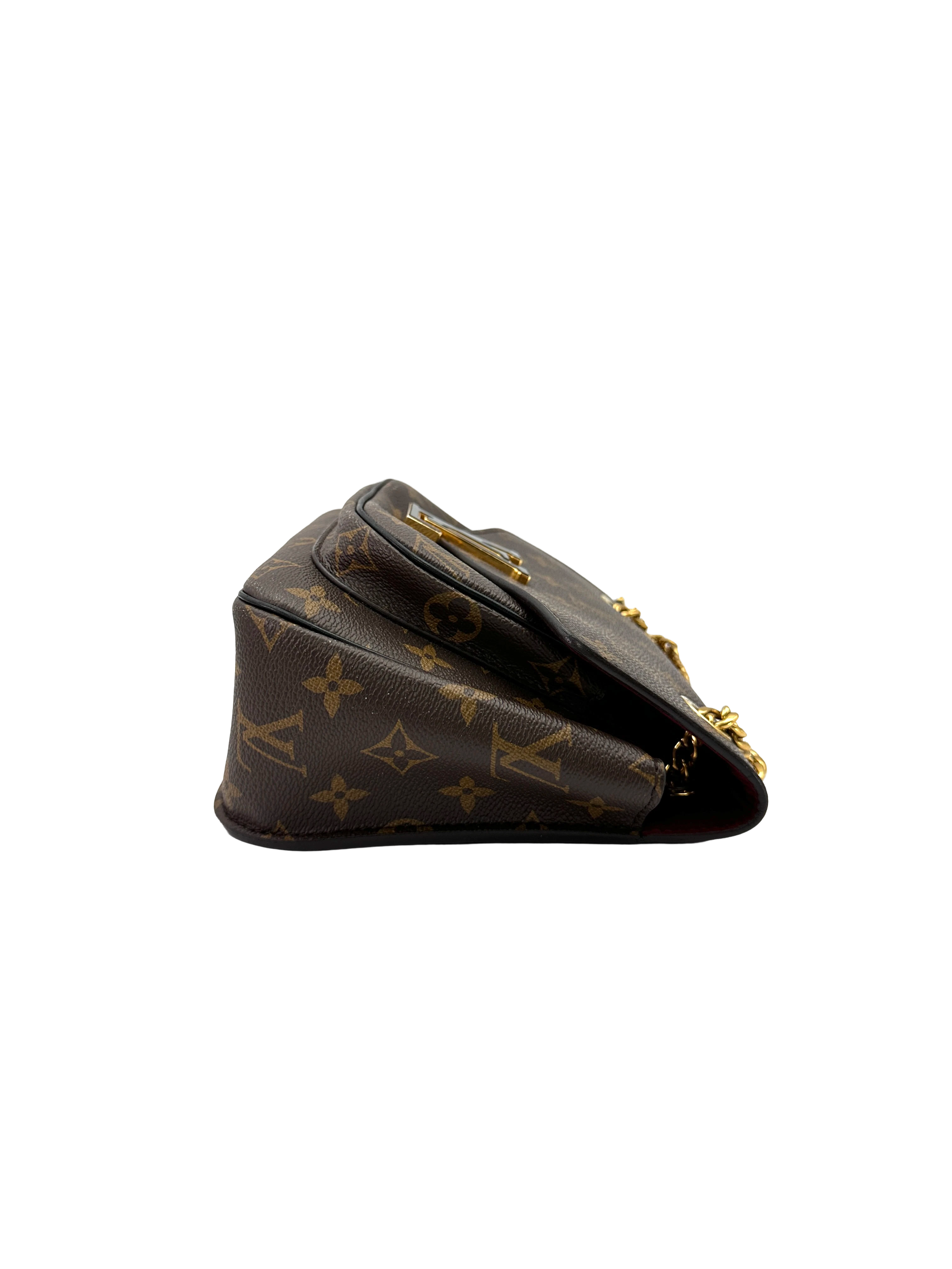Louis Vuitton Passy Monogram Canvas Chain Shoulder Bag LV3196