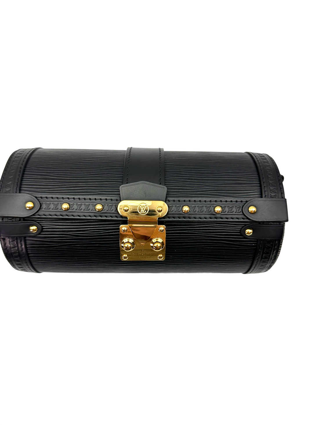 Louis Vuitton Papillon Black Epi Leather Shoulder Bag LV3199