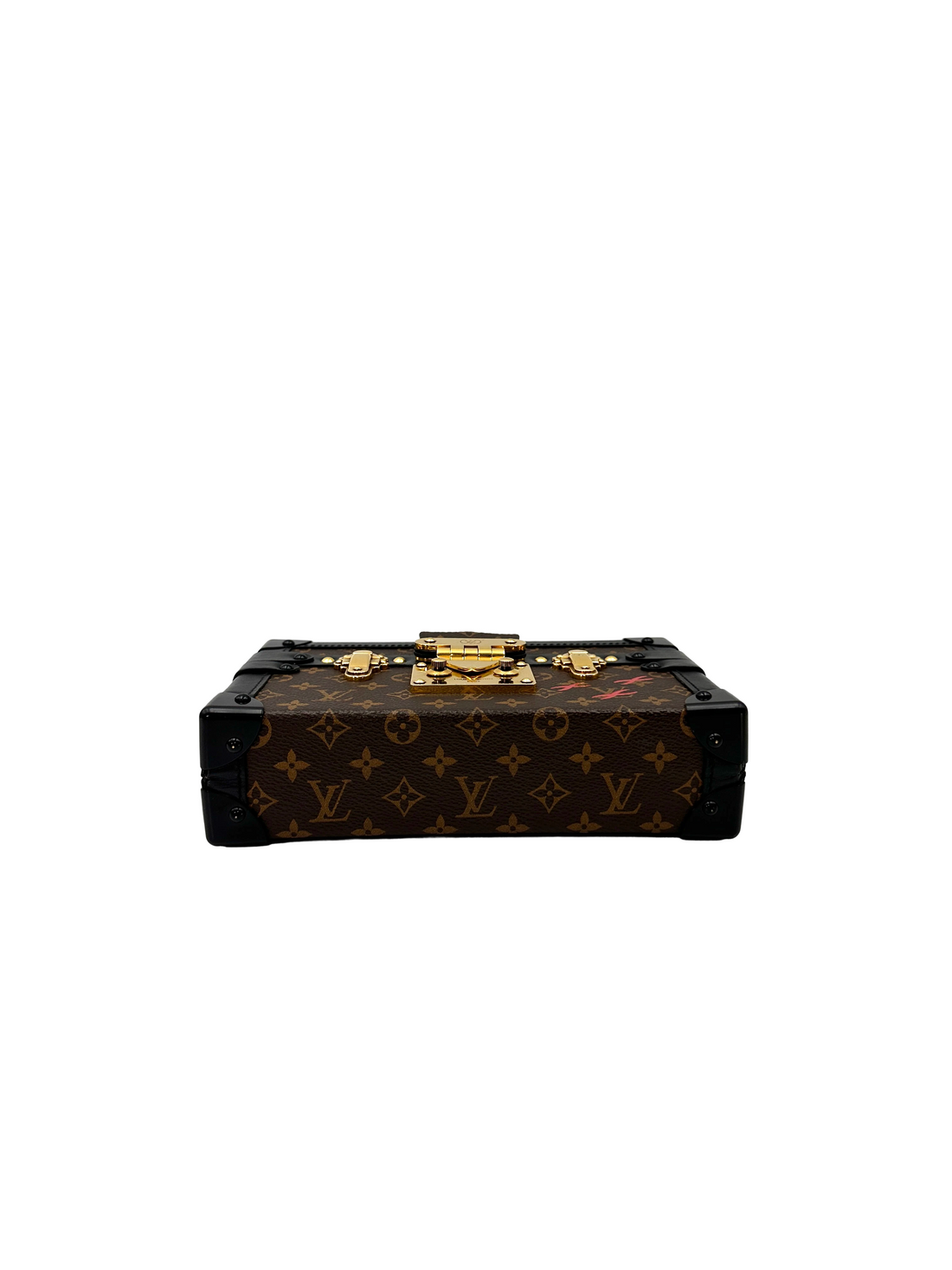 Louis Vuitton Petite Malle Monogram Canvas Shoulder Bag LV3198