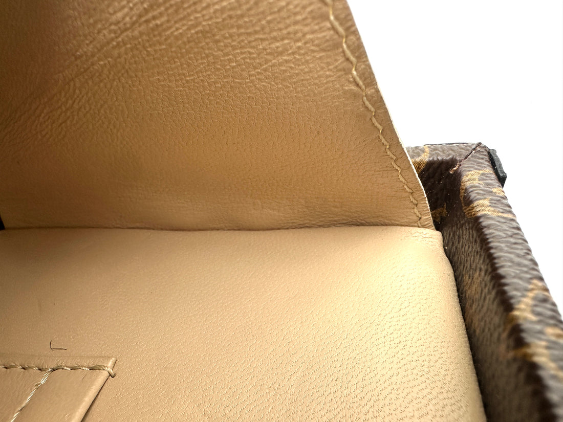 Louis Vuitton Petite Malle Monogram Canvas Shoulder Bag LV3198