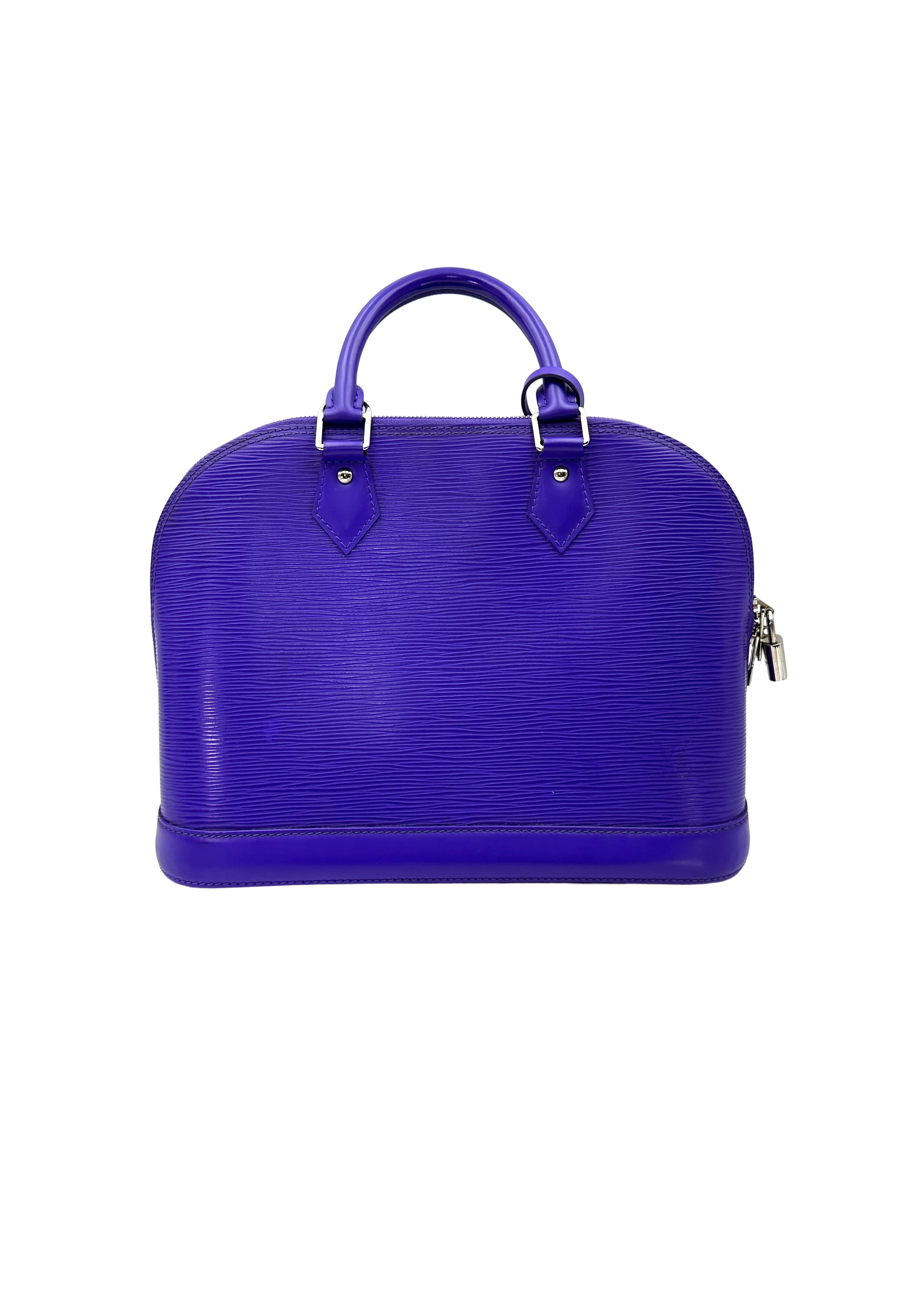 Louis Vuitton Alma Blue Epi Leather Handle Bag LV3200
