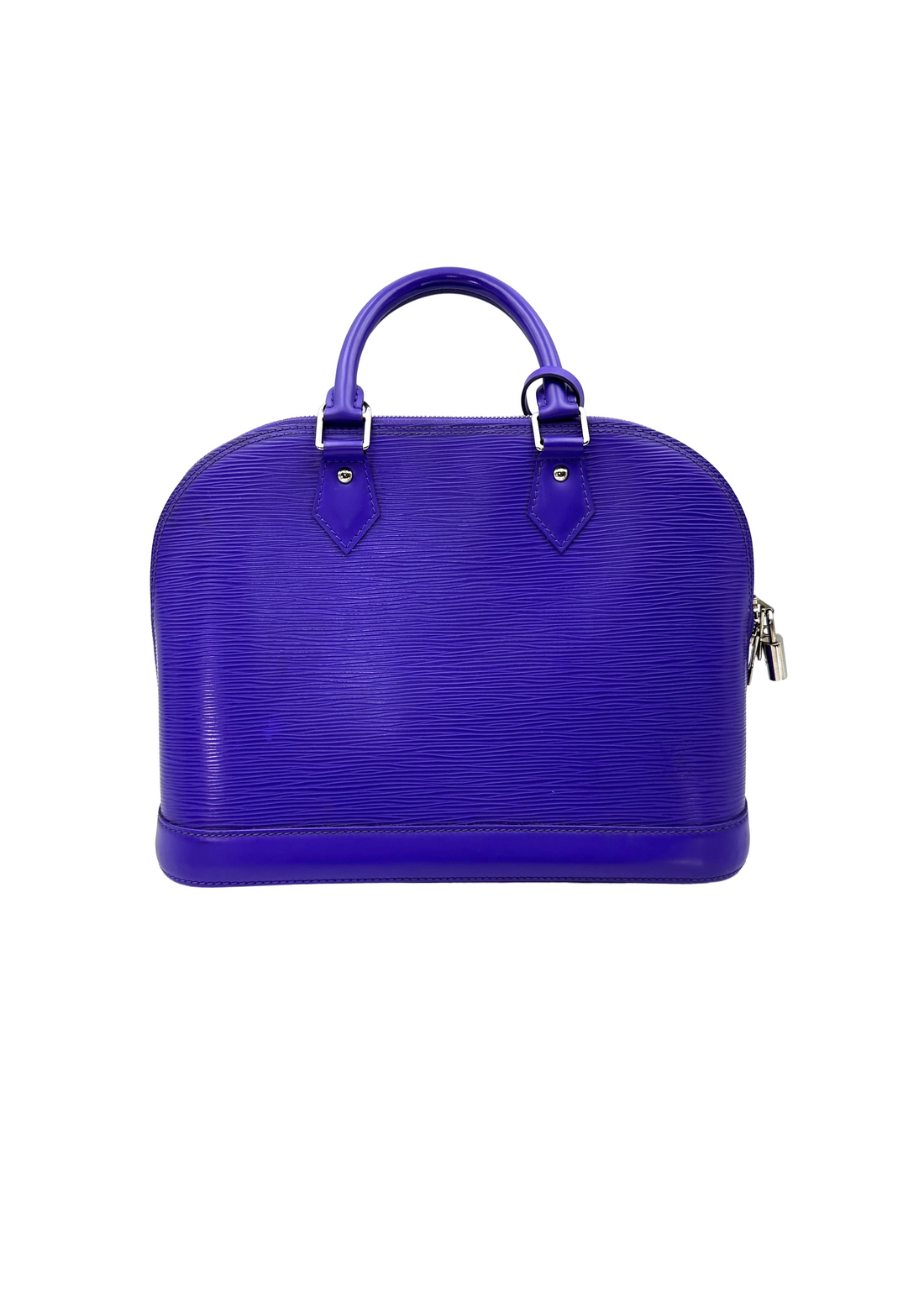 Louis Vuitton Alma Blue Epi Leather Handle Bag LV3200