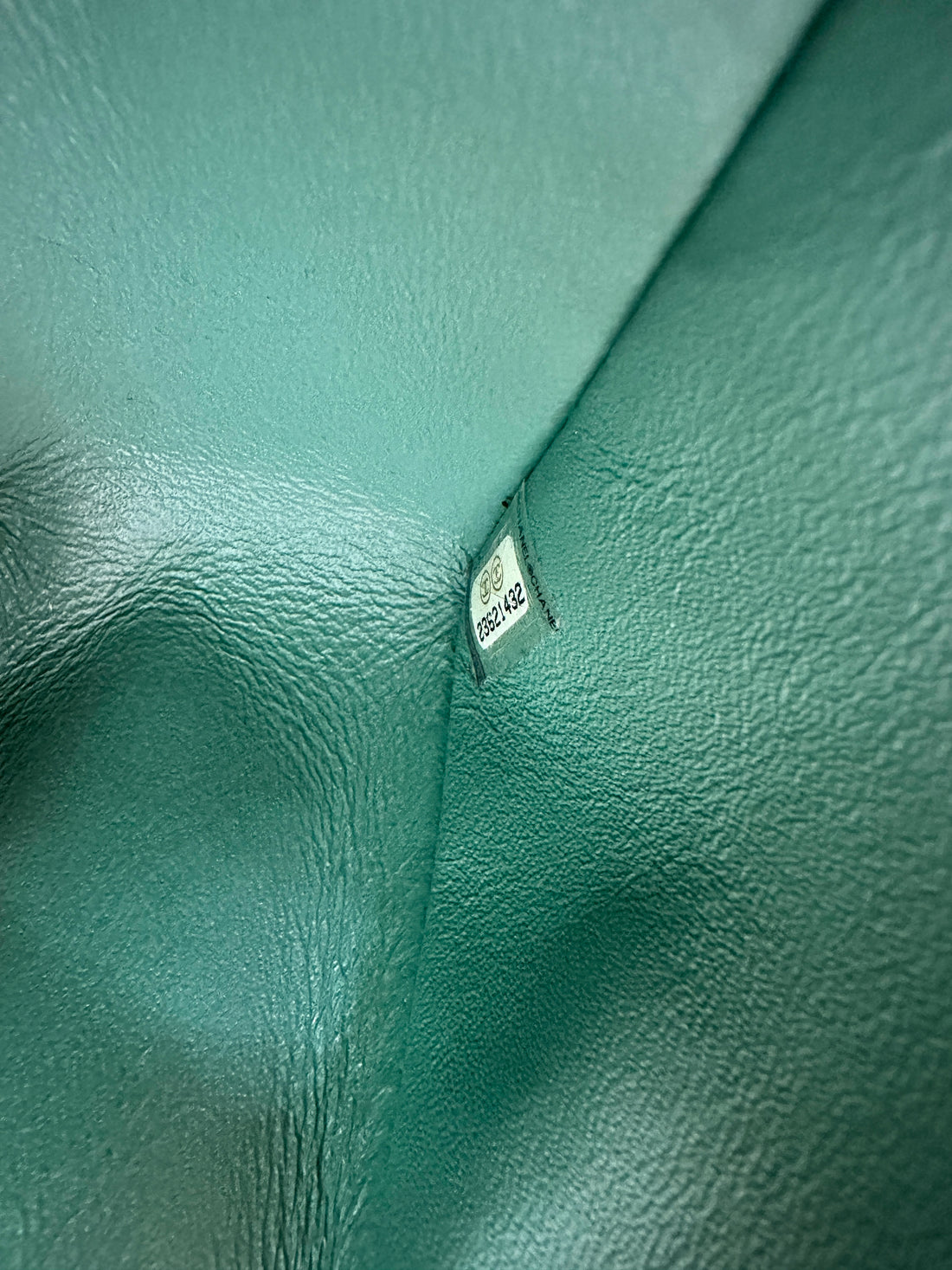 Chanel Classic Flap Green Chevron Quilted Lambskin Mini Shoulder Bag(23***32) CC2426