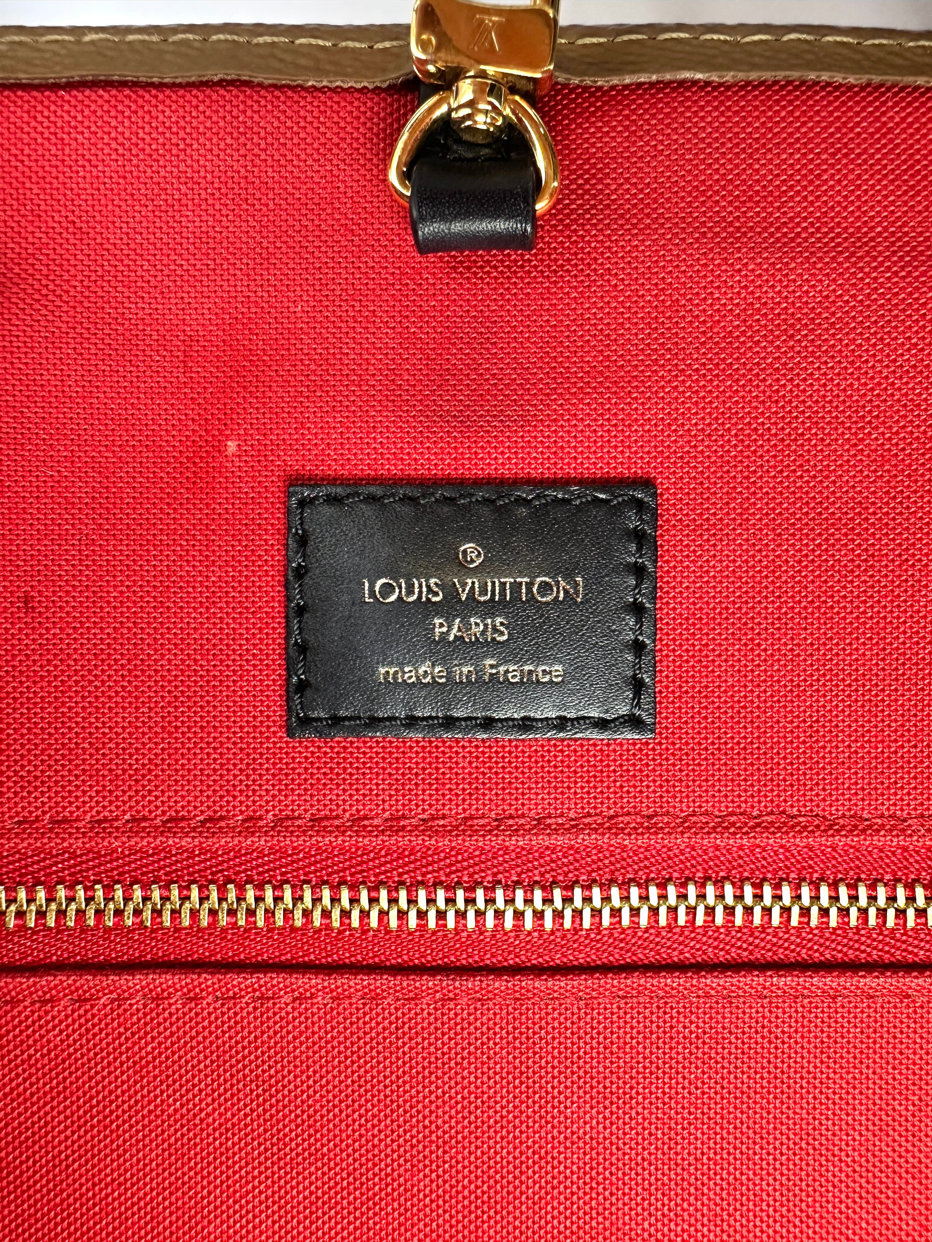 Louis Vuitton Onthego GM Monogram Canvas Handle Bag LV3212