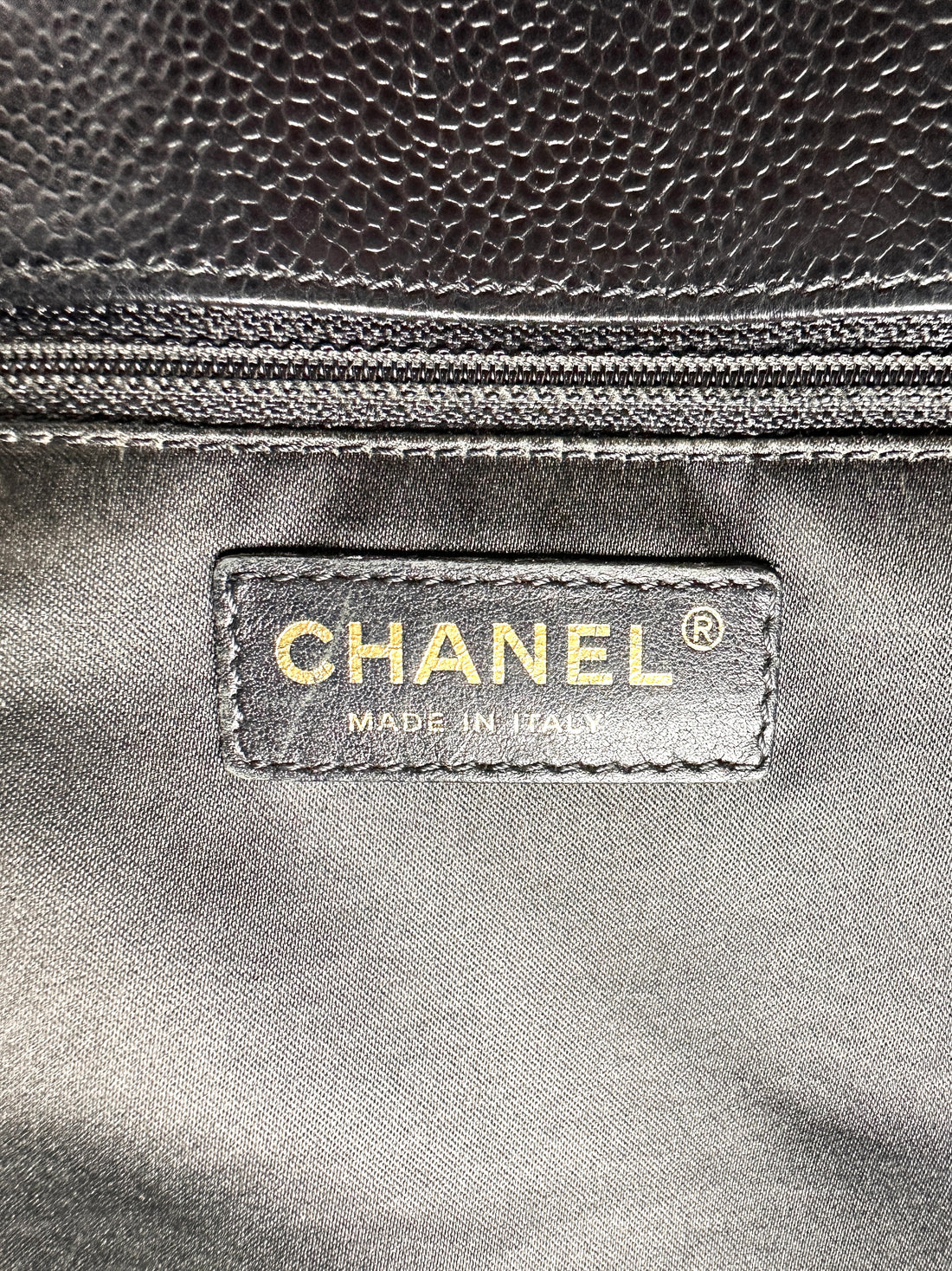 Chanel GST Black Quilted Leather Tote Handle Bag(13***80) CC2430
