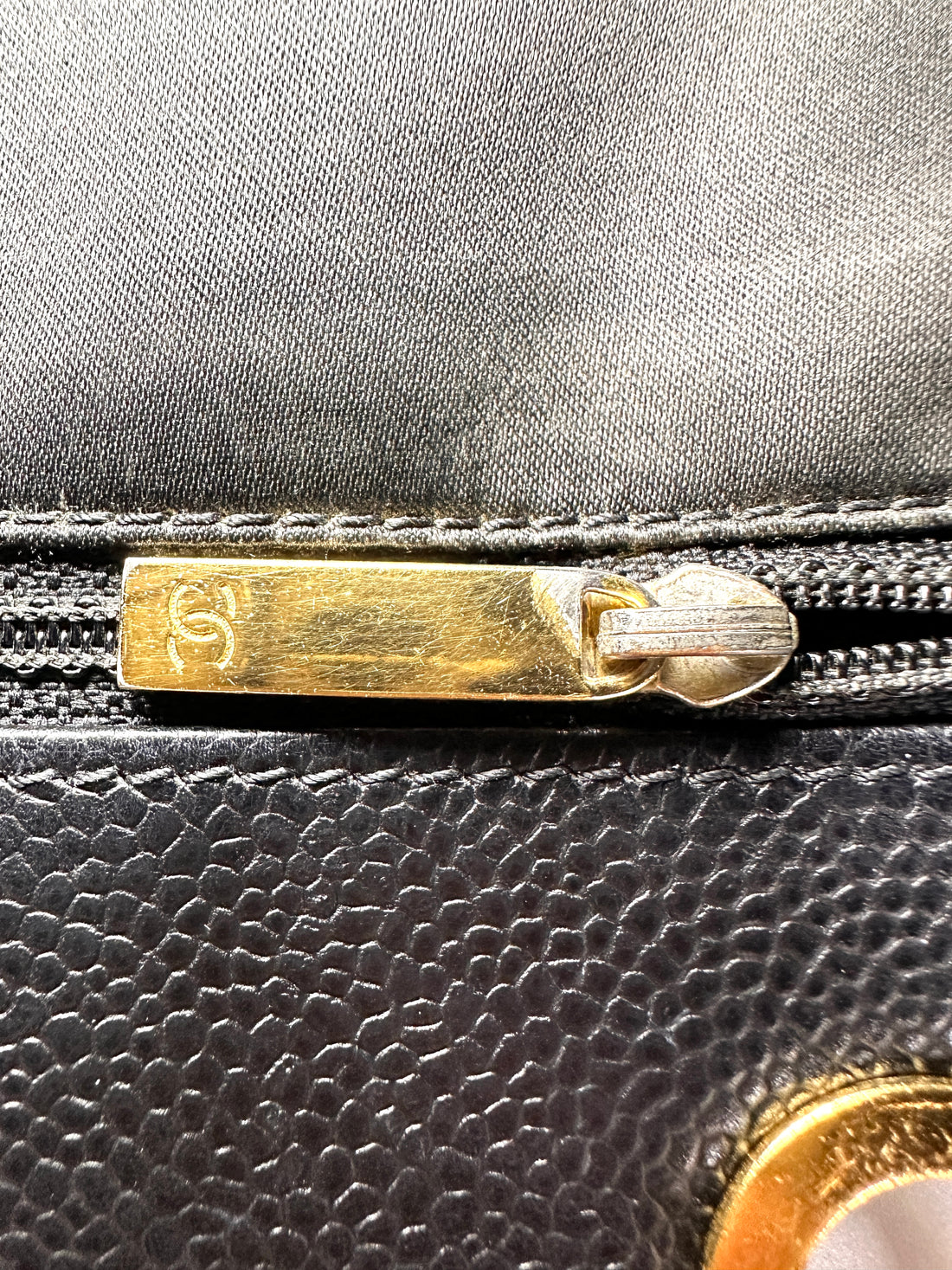 Chanel GST Black Quilted Leather Tote Handle Bag(13***80) CC2430