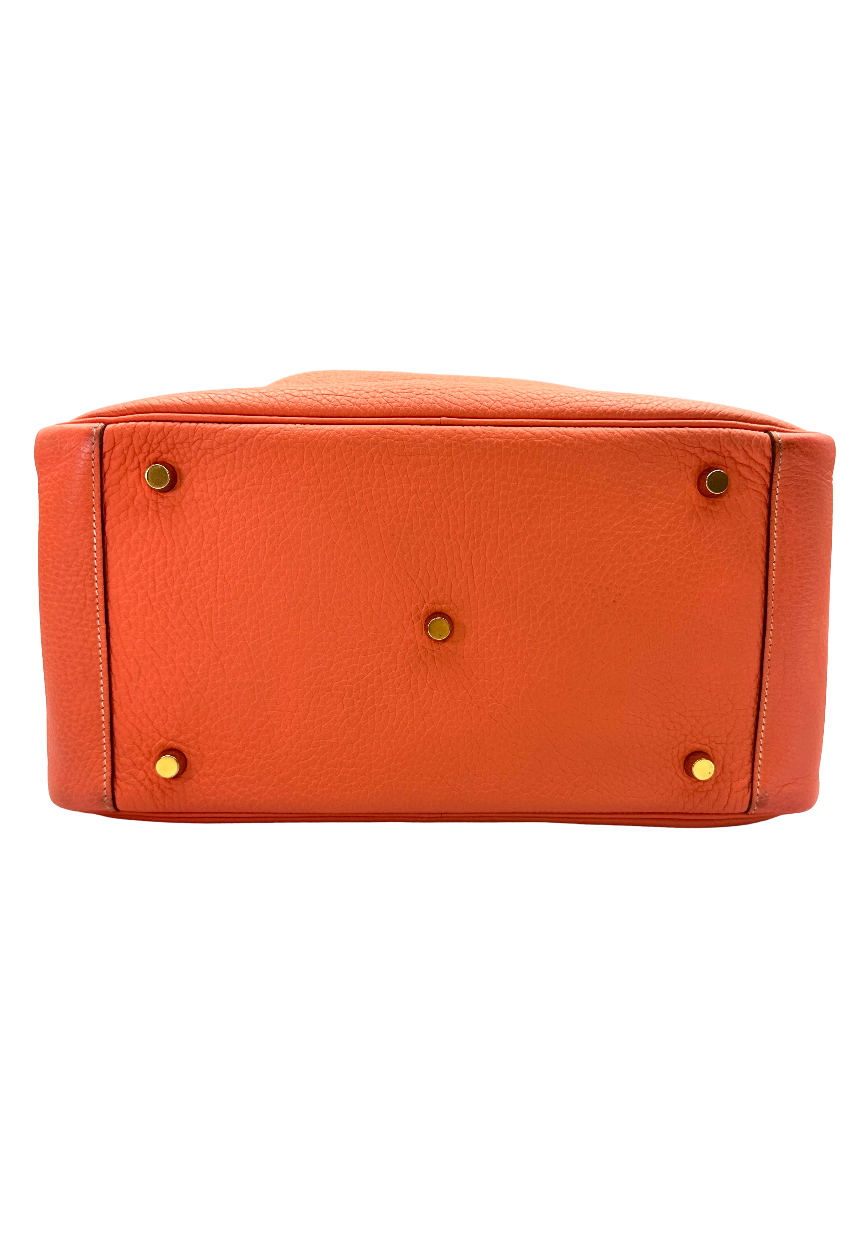 Hermes Lindy34 Red Leather Handle Bag HR142