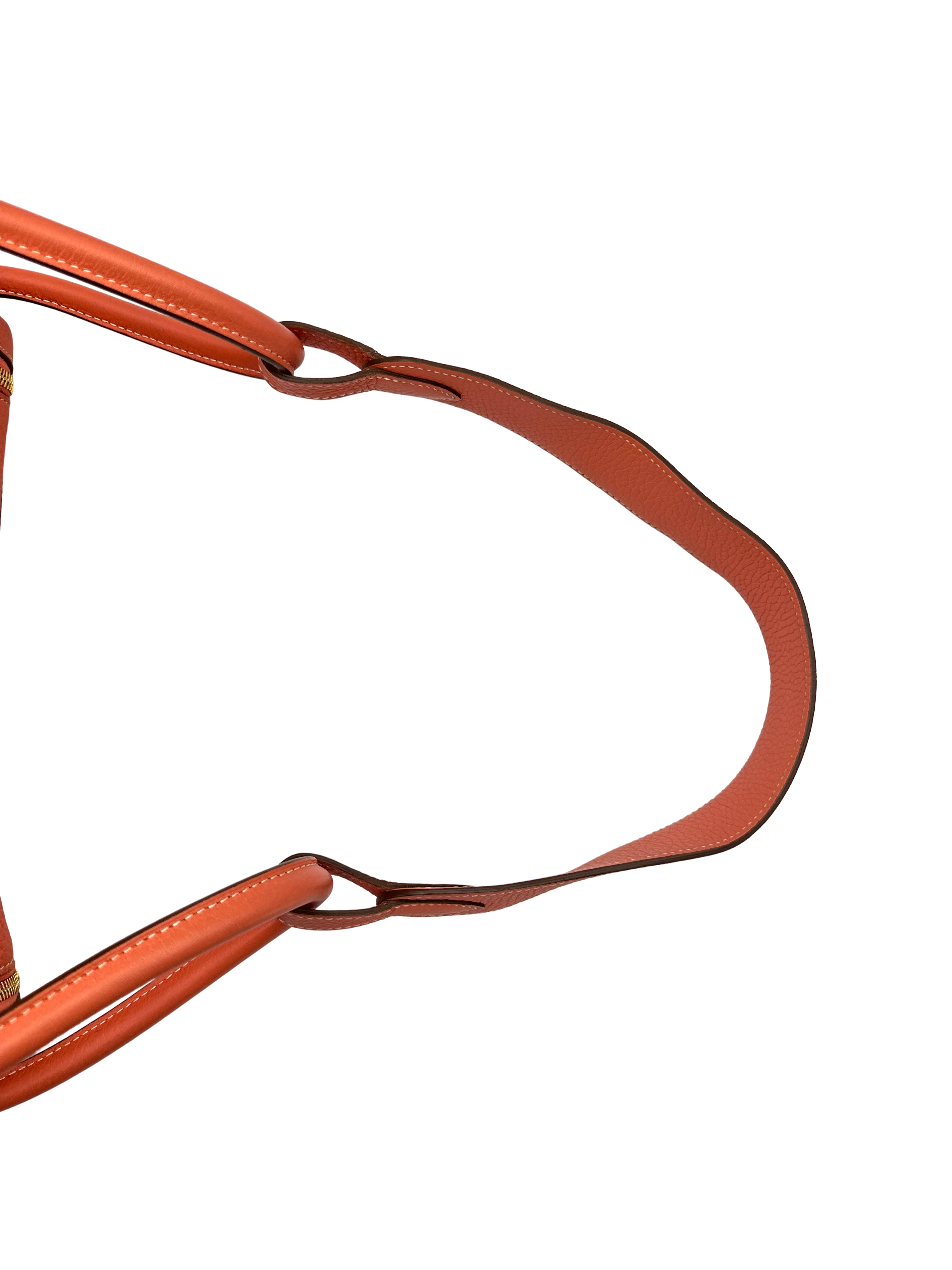 Hermes Lindy34 Red Leather Handle Bag HR142