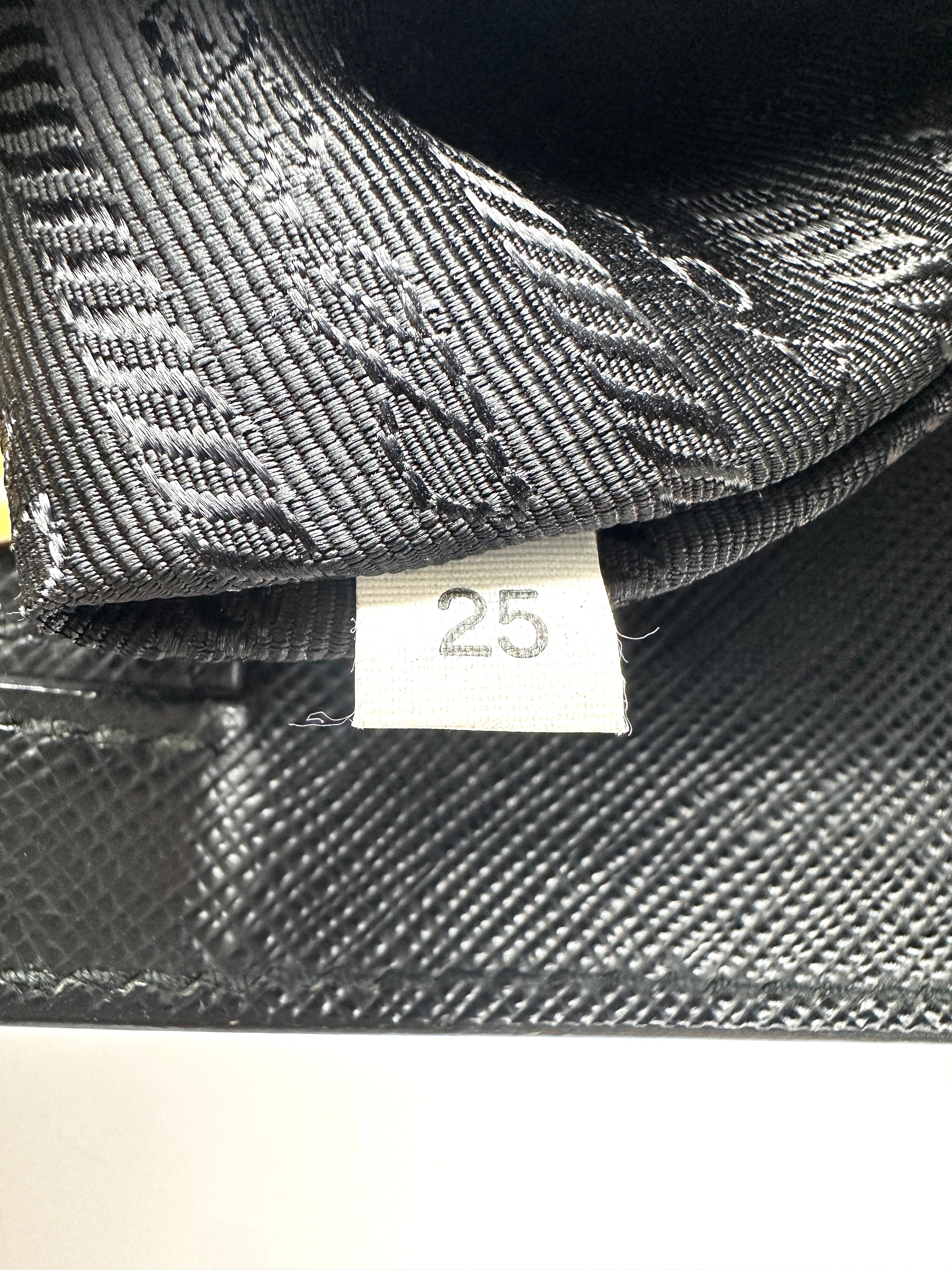 Prada Galleria Black Saffiano Leather Medium Size Handle Bag PR533