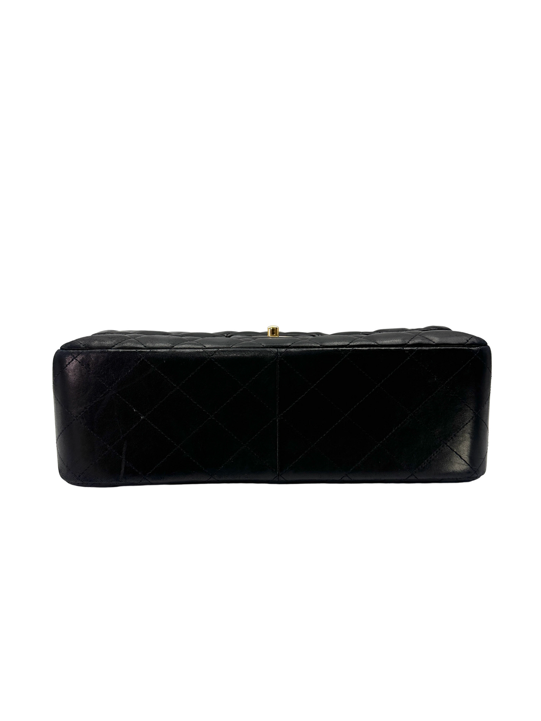 Chanel Classic Flap Black Quilted Lambskin Jumbo Shoulder Bag With Gold Hardware(14***78) CC2424