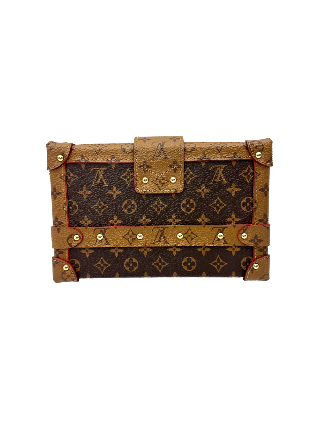 Louis Vuitton Petite Malle Monogram Canvas Shoulder Bag LV3211