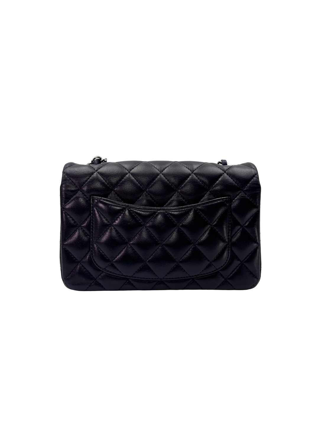 Chanel Classic Flap Purple Quilted Leather Mini Shoulder Bag(23***44) CC2434