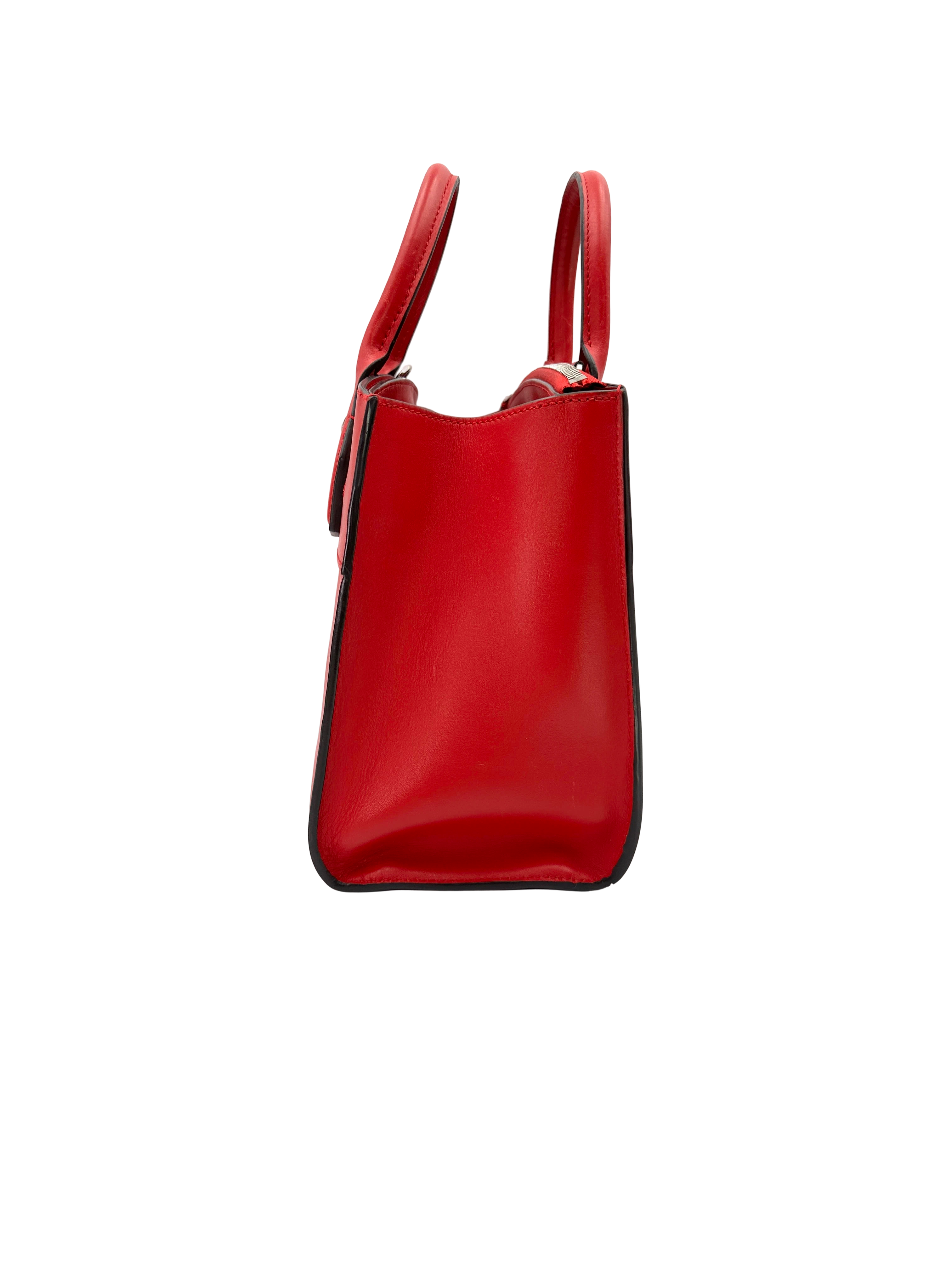 Louis Vuitton City Steamer Red Taurillon Leather Handle Bag LV3214