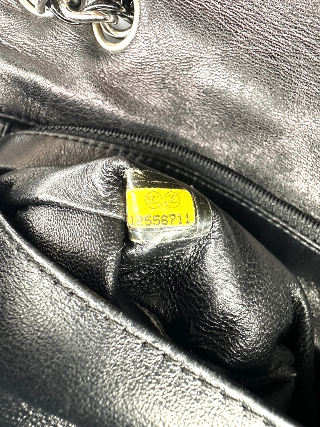 Chanel Classic Flap Black Quilted Patent Leather Shoulder Bag(12***11) CC2419