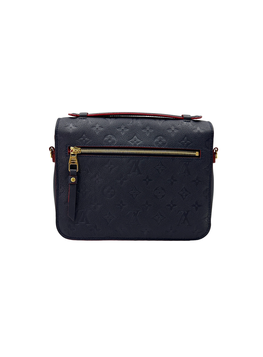 Louis Vuitton Navy Monogram Empreinte Leather Pochette Metis LV3208