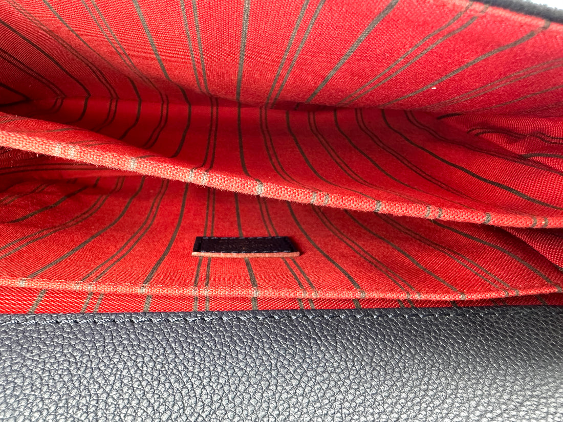 Louis Vuitton Navy Monogram Empreinte Leather Pochette Metis LV3208