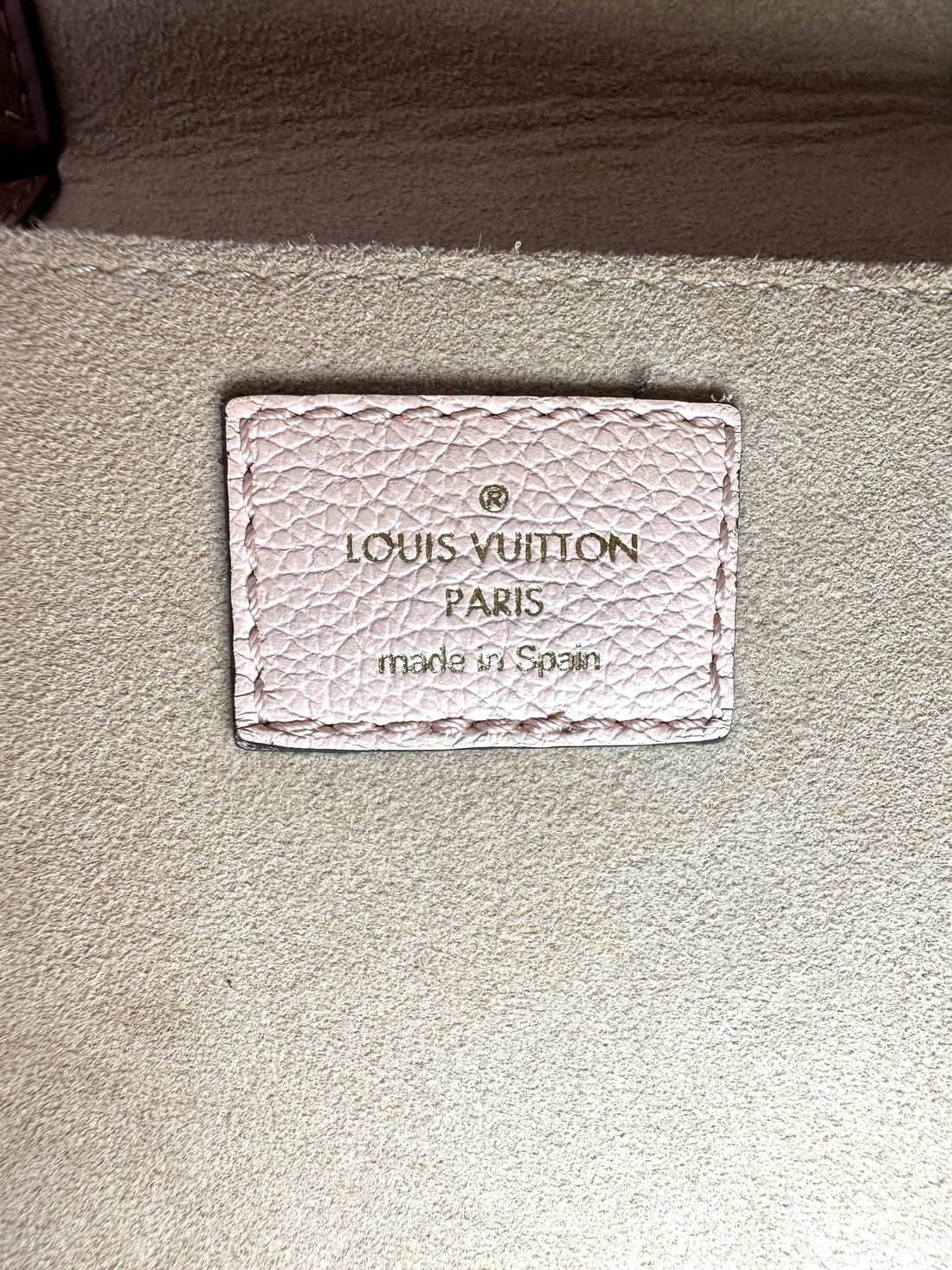 Louis Vuitton Beaumarchais Damier Ebene & Beige Leather Handle Bag LV3209