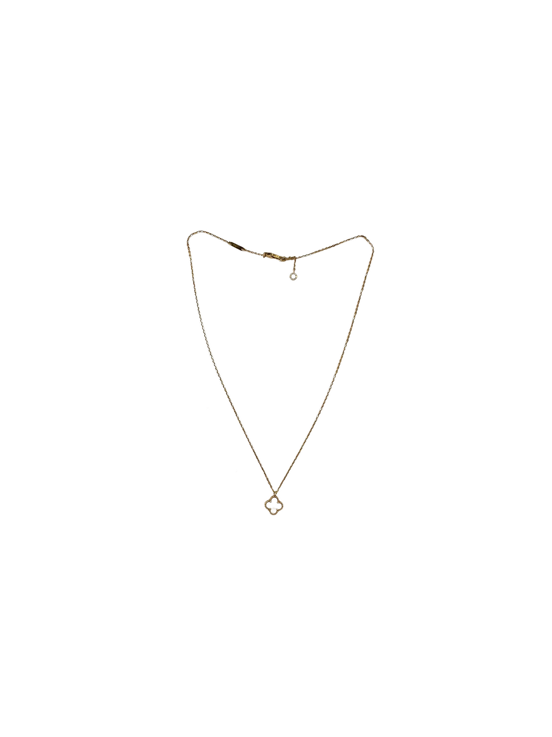 Van Cleef & Arpels White Alhambra Pendant Necklace VC10