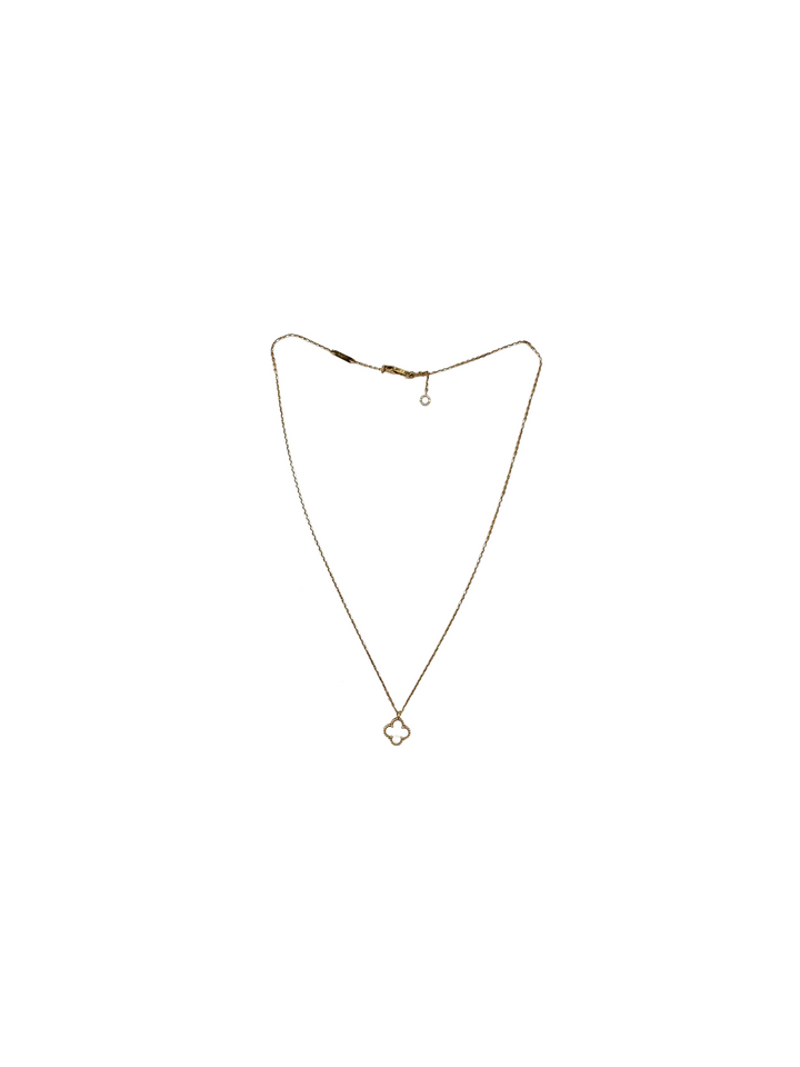 Van Cleef & Arpels White Alhambra Pendant Necklace VC10