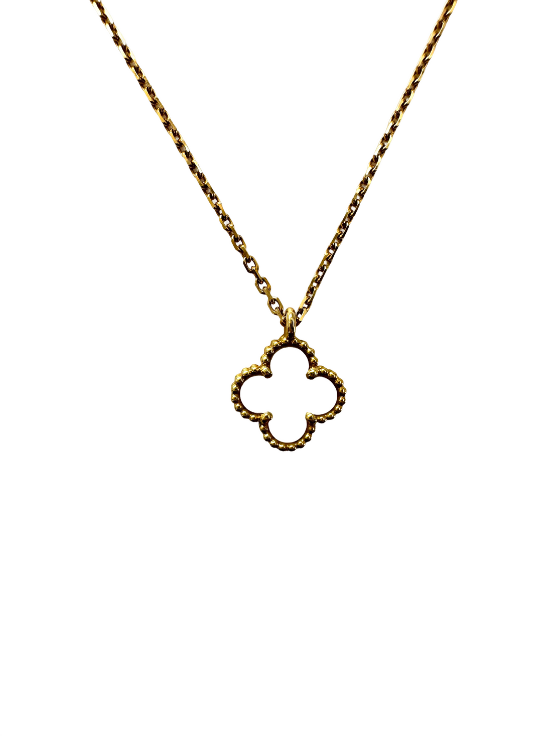 Van Cleef & Arpels White Alhambra Pendant Necklace VC10