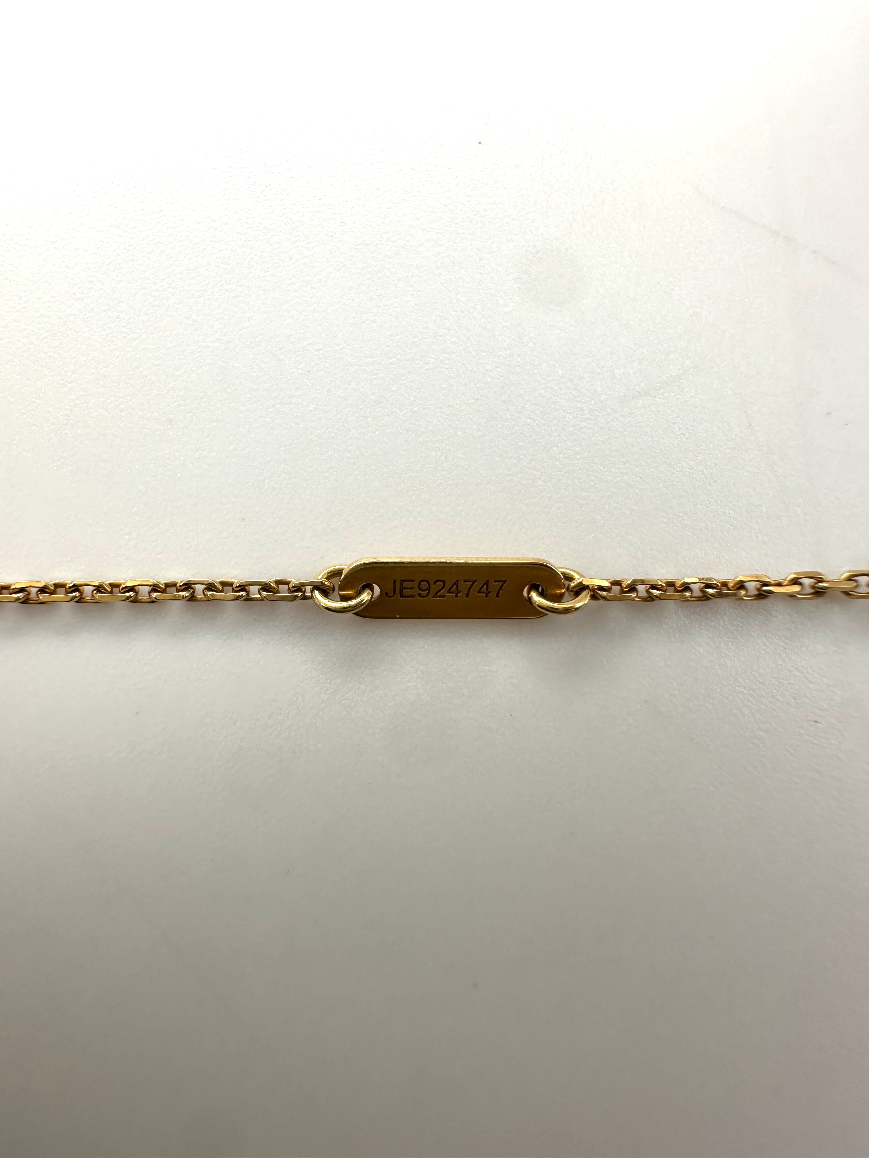 Van Cleef & Arpels White Alhambra Pendant Necklace VC10