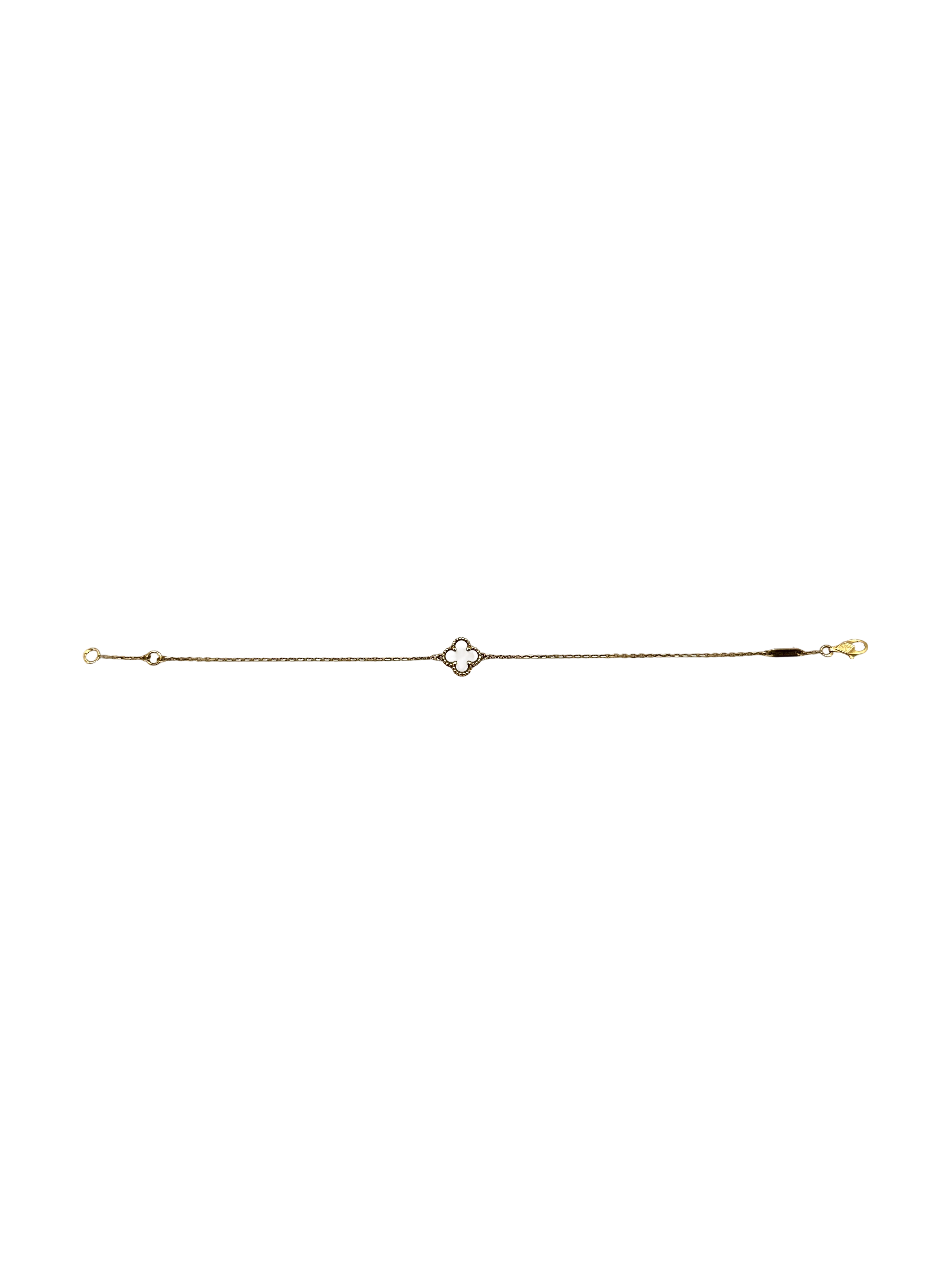 Van Cleef & Arpels White Alhambra Pendant VC09