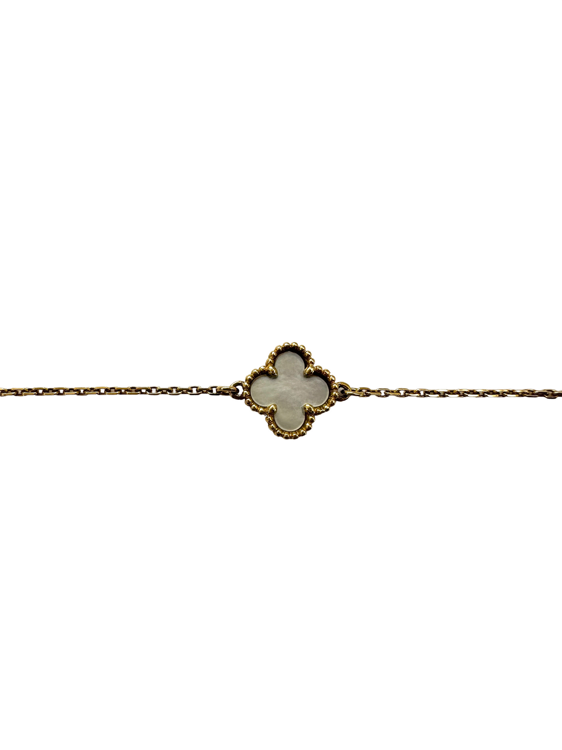 Van Cleef & Arpels White Alhambra Pendant VC09