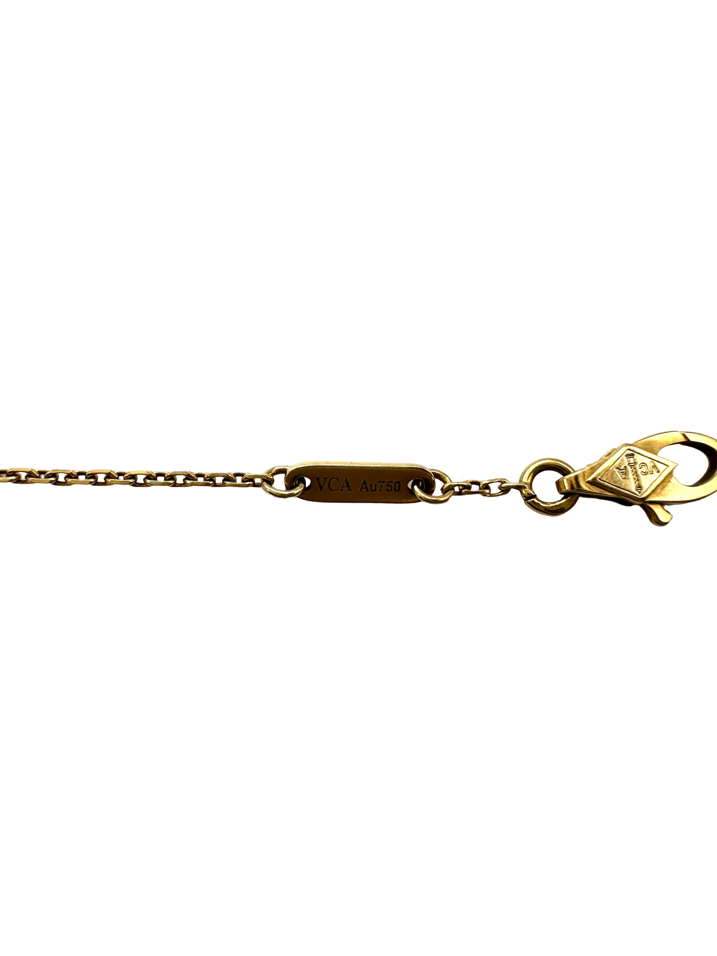 Van Cleef & Arpels White Alhambra Pendant VC09