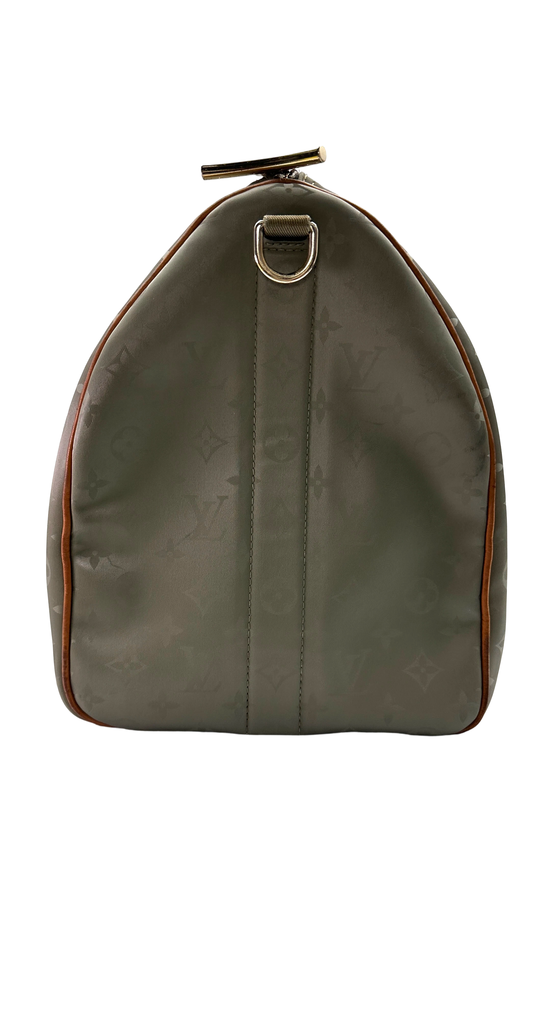Louis Vuitton Keepall50 Monogram Titanium Handle Bag LV3216