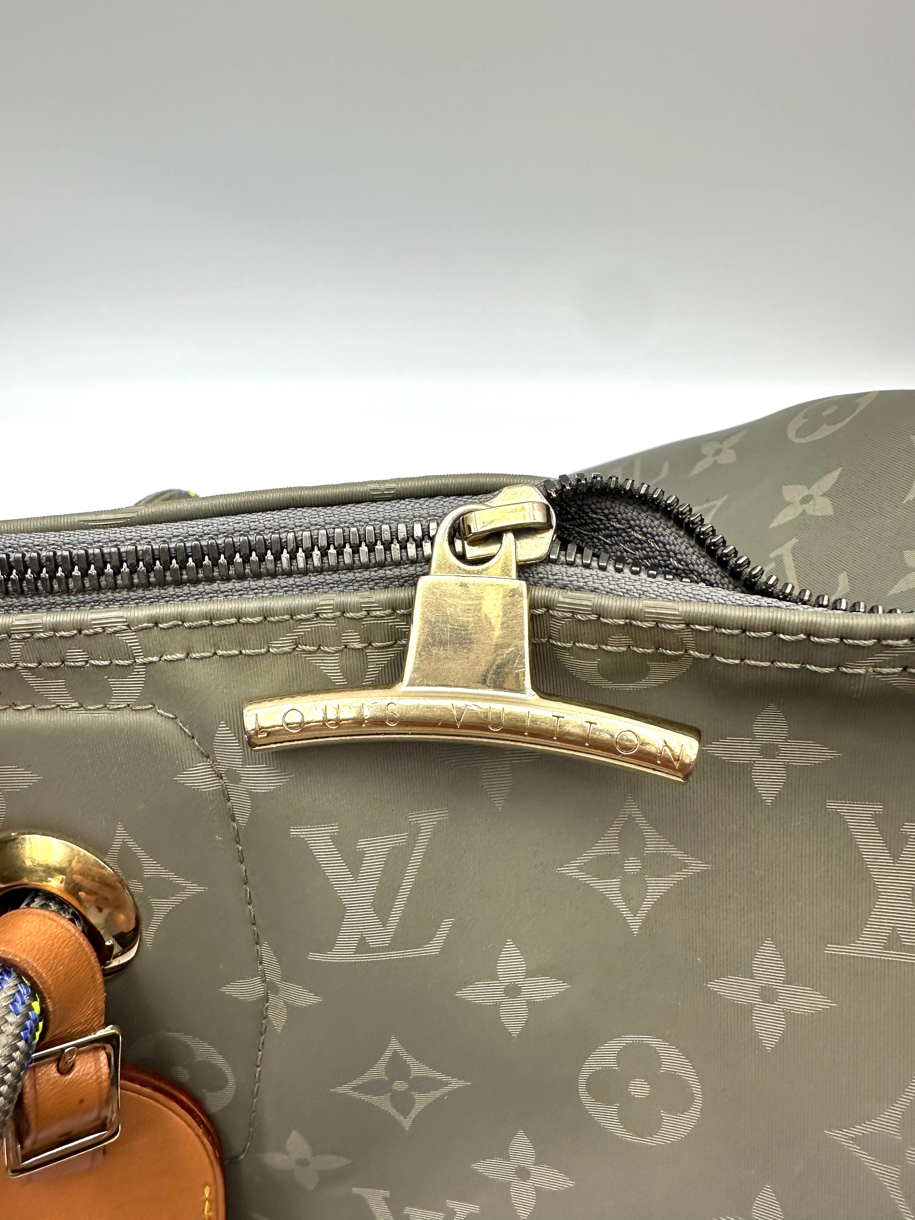 Louis Vuitton Keepall50 Monogram Titanium Handle Bag LV3216