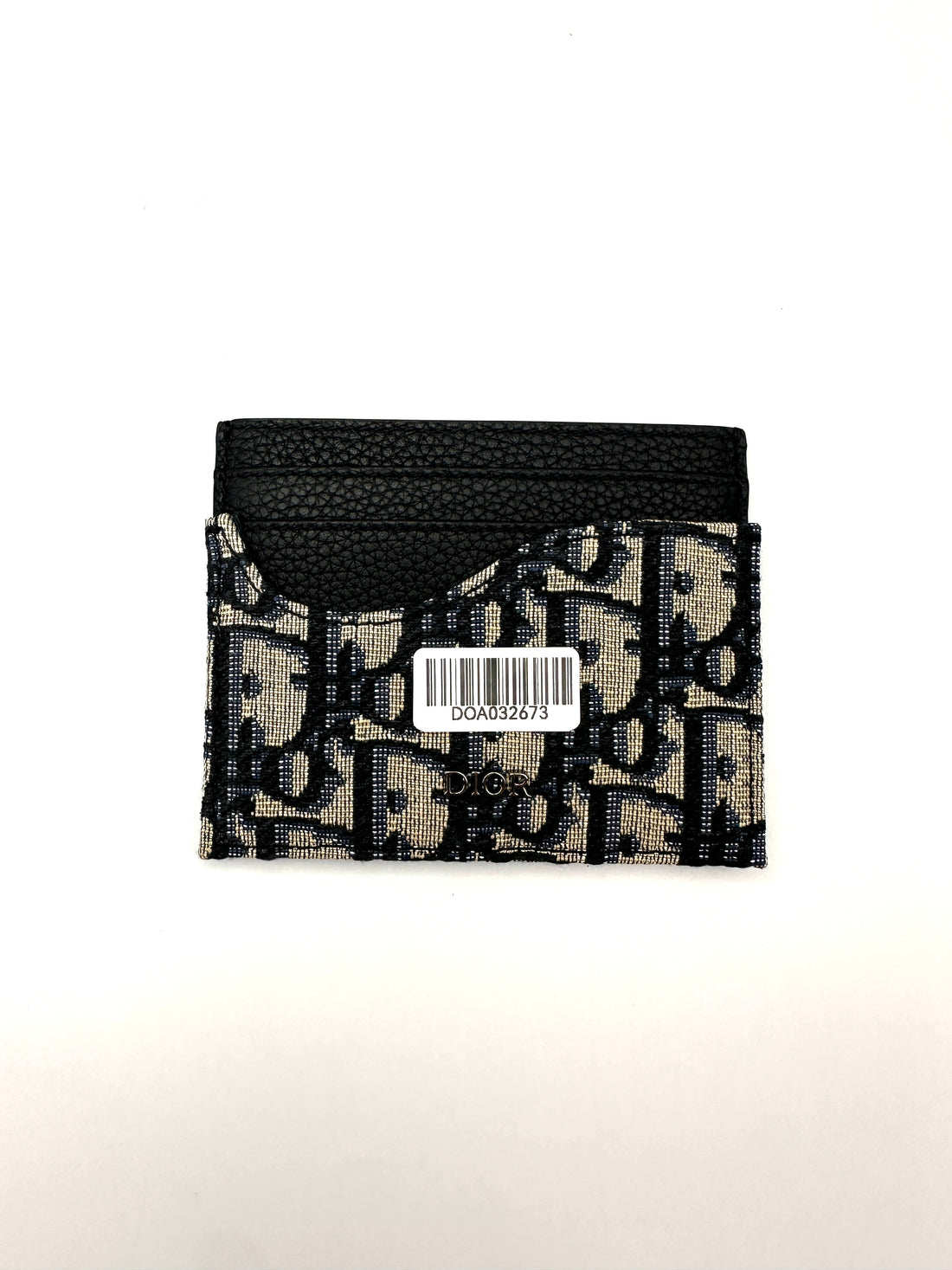 Christian Dior Oblique Jacquard Card Holder DOA03