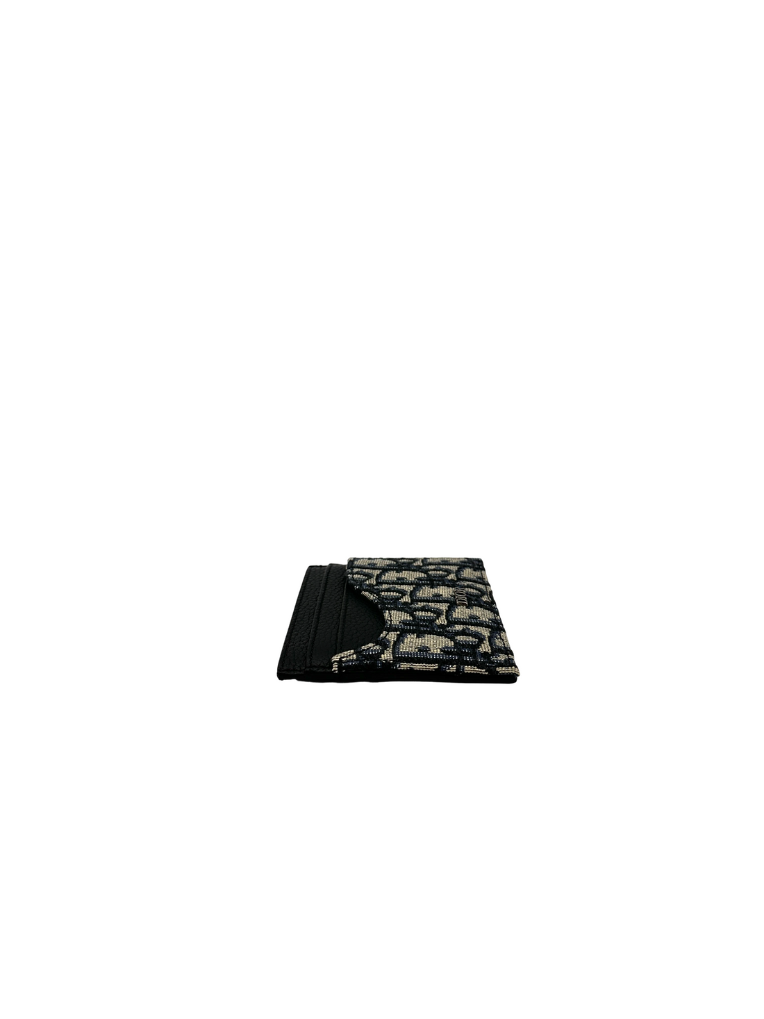 Christian Dior Oblique Jacquard Card Holder DOA03
