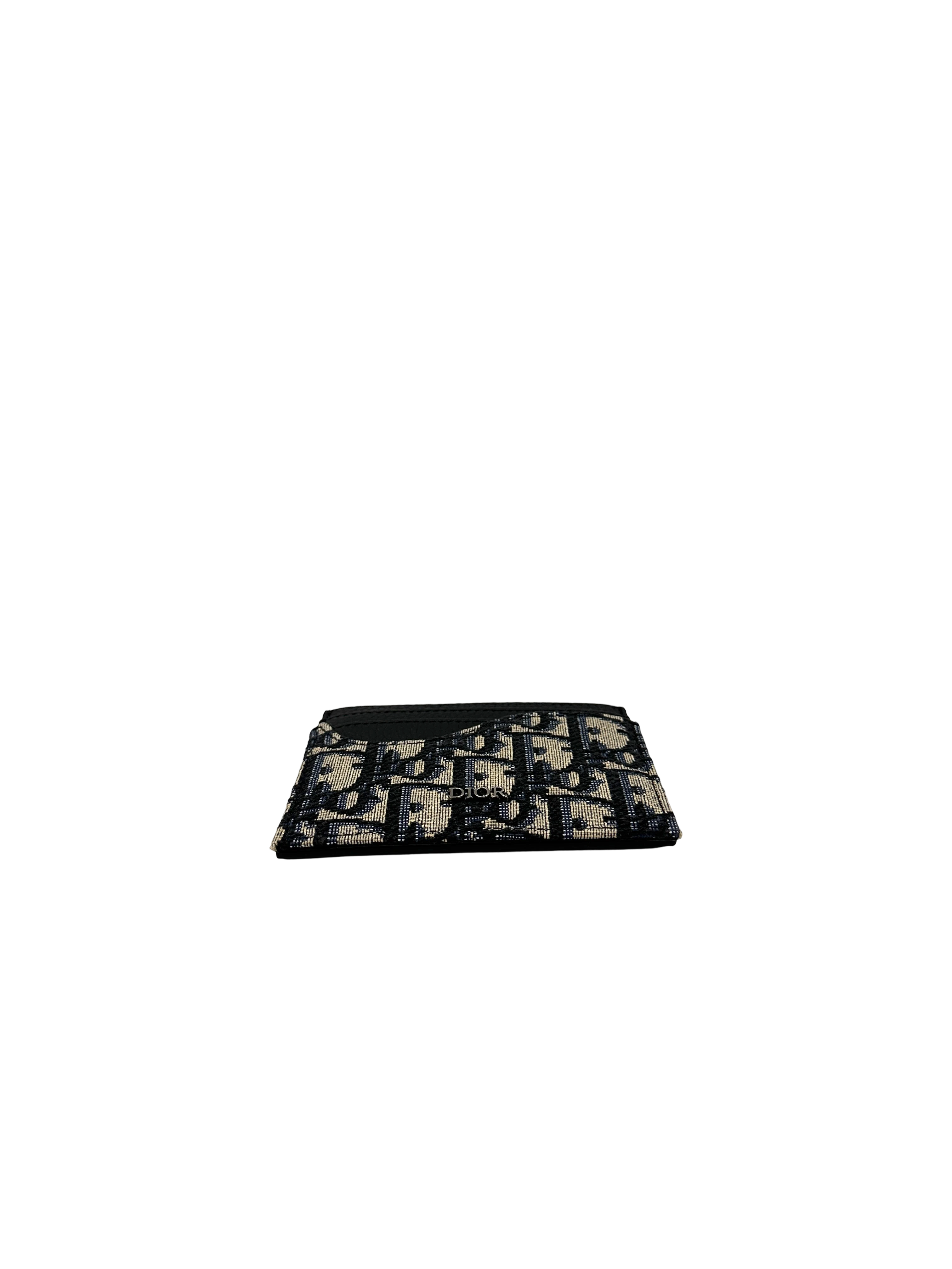 Christian Dior Oblique Jacquard Card Holder DOA03