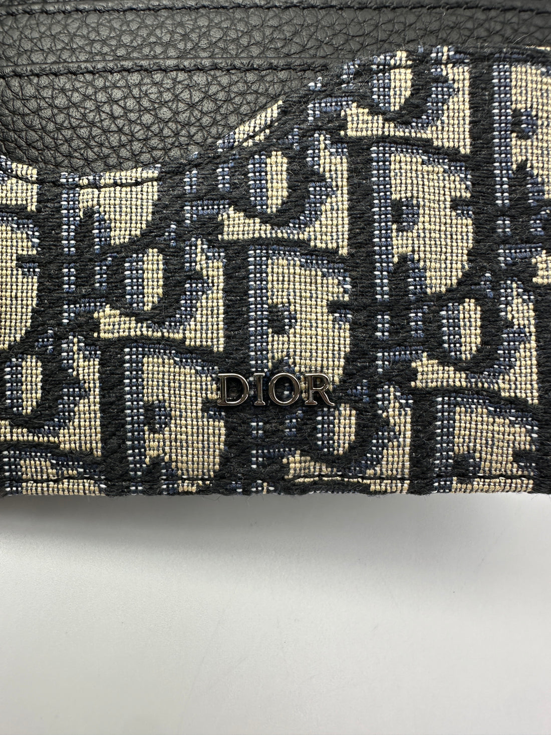 Christian Dior Oblique Jacquard Card Holder DOA03