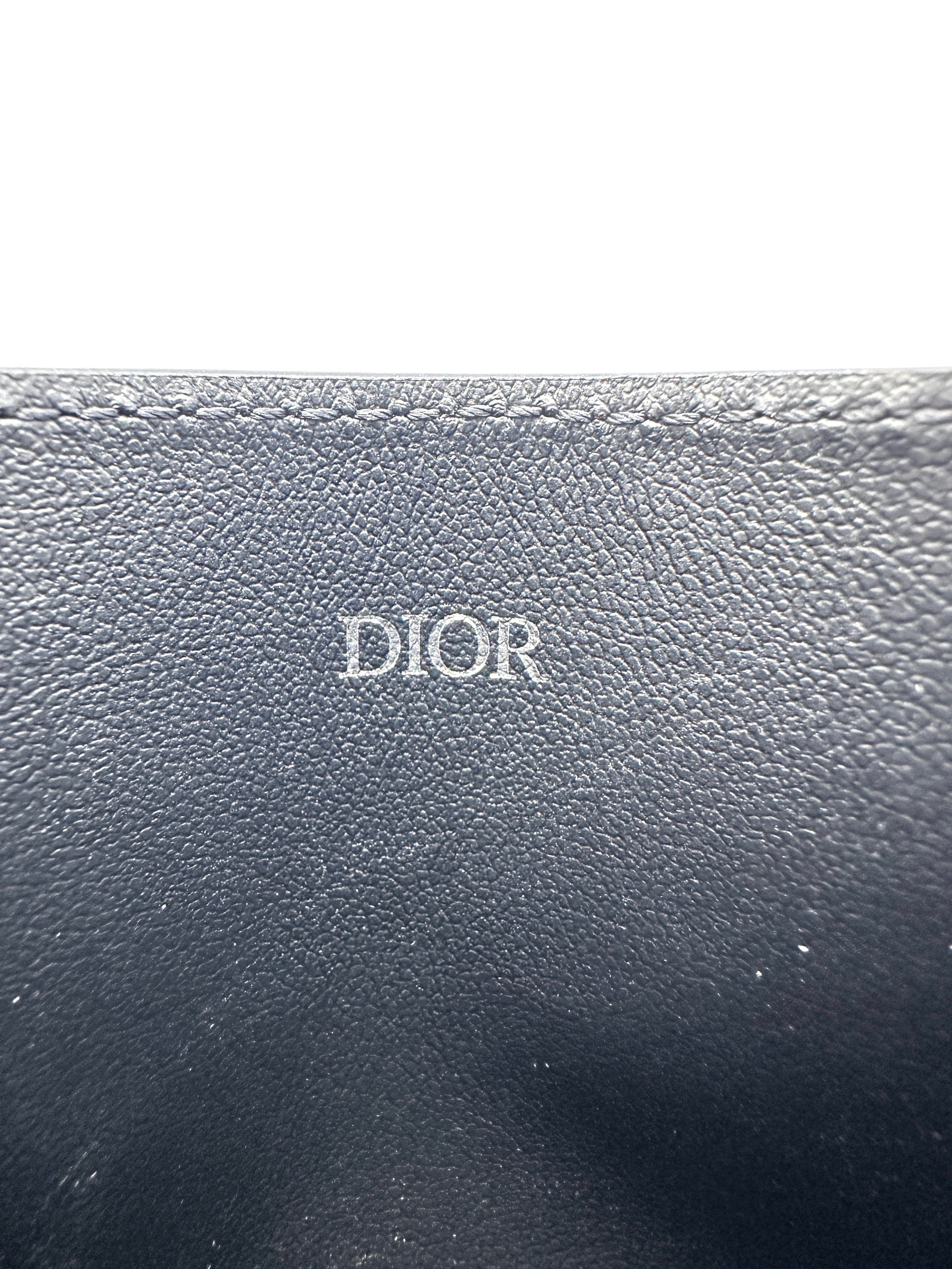 Christian Dior Oblique Jacquard Card Holder DOA03