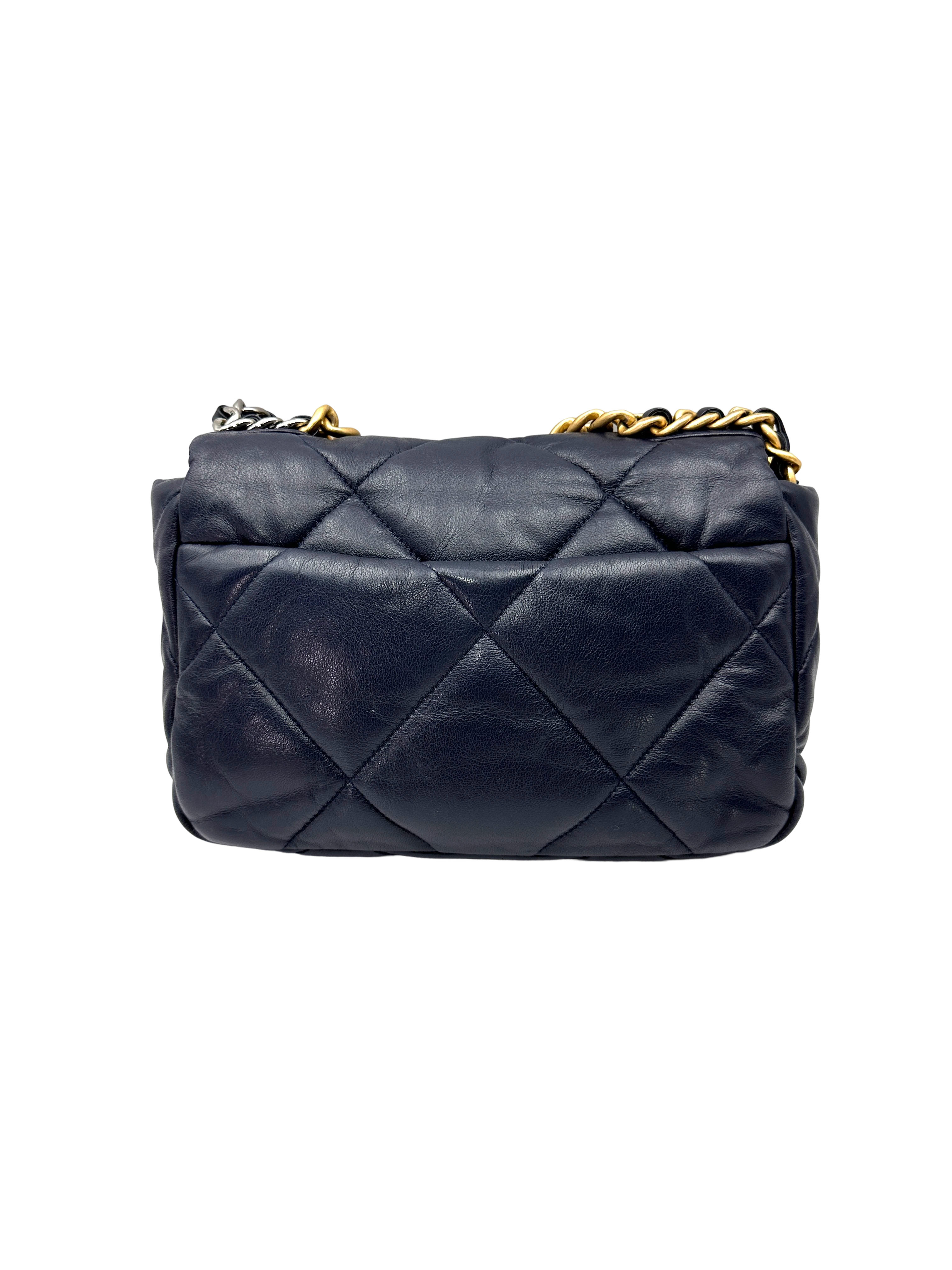 Chanel 19Bag Navy Quilted Leather Flap Bag(29***41) CC2433