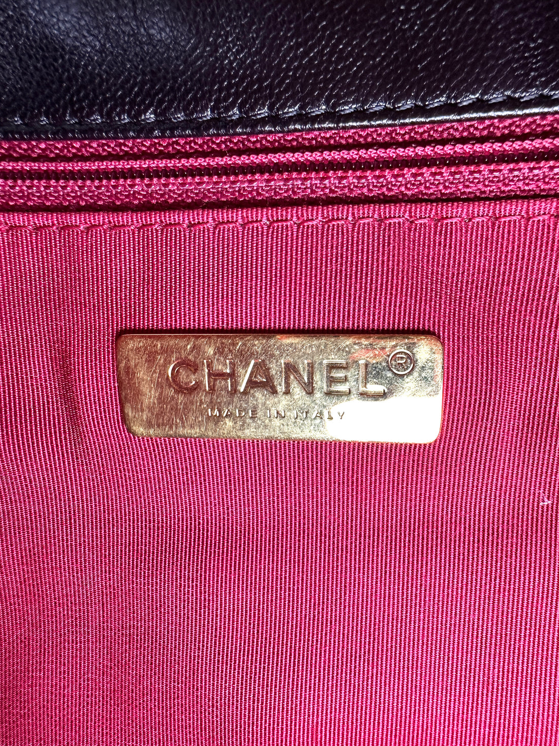 Chanel 19Bag Black Quilted Leather Small Size Flap Bag(30***52) CC2436