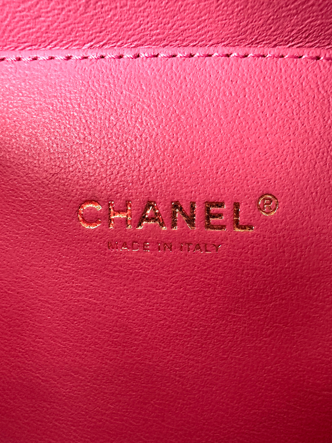 Chanel CC Filigree Pink/Mint Green Quilted Leather Top Handle Vanity Case(27***30) CC2438