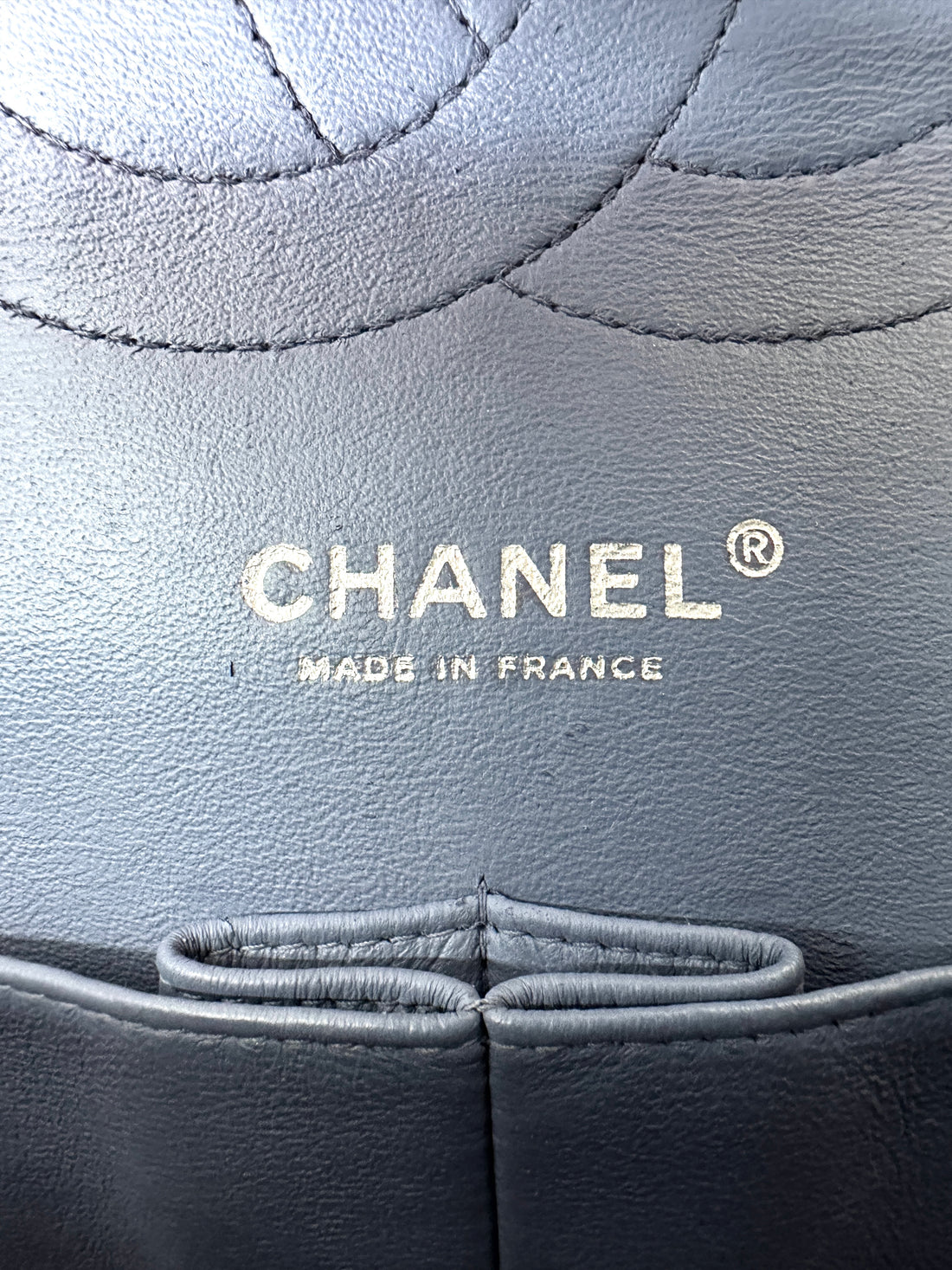 Chanel Classic Flap Light Blue Quilted Lambskin Jumbo Shoulder Bag With Silver Hardware(16***86)  CC2443